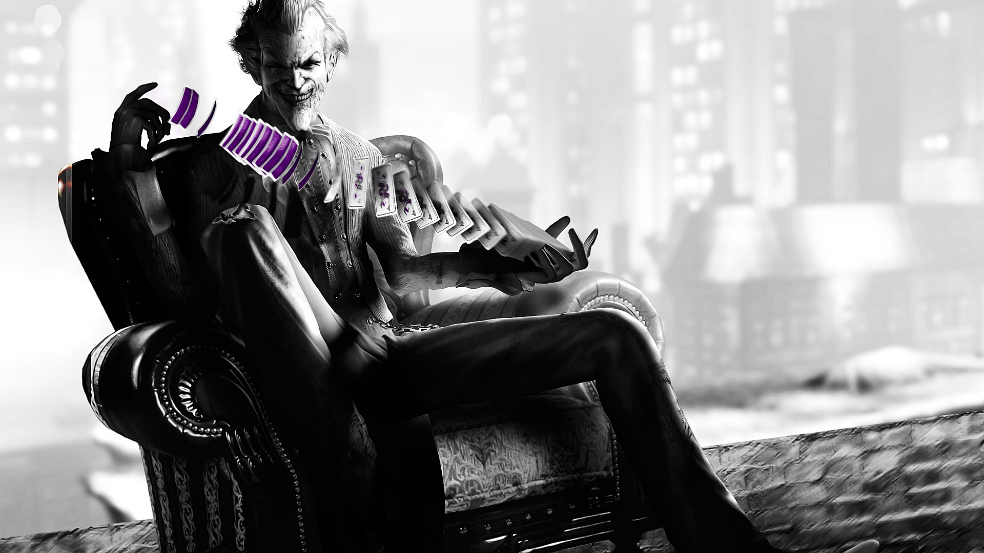 Batman, video games, The Joker, Arkham City, Batman Arkham City, Villain - desktop wallpaper