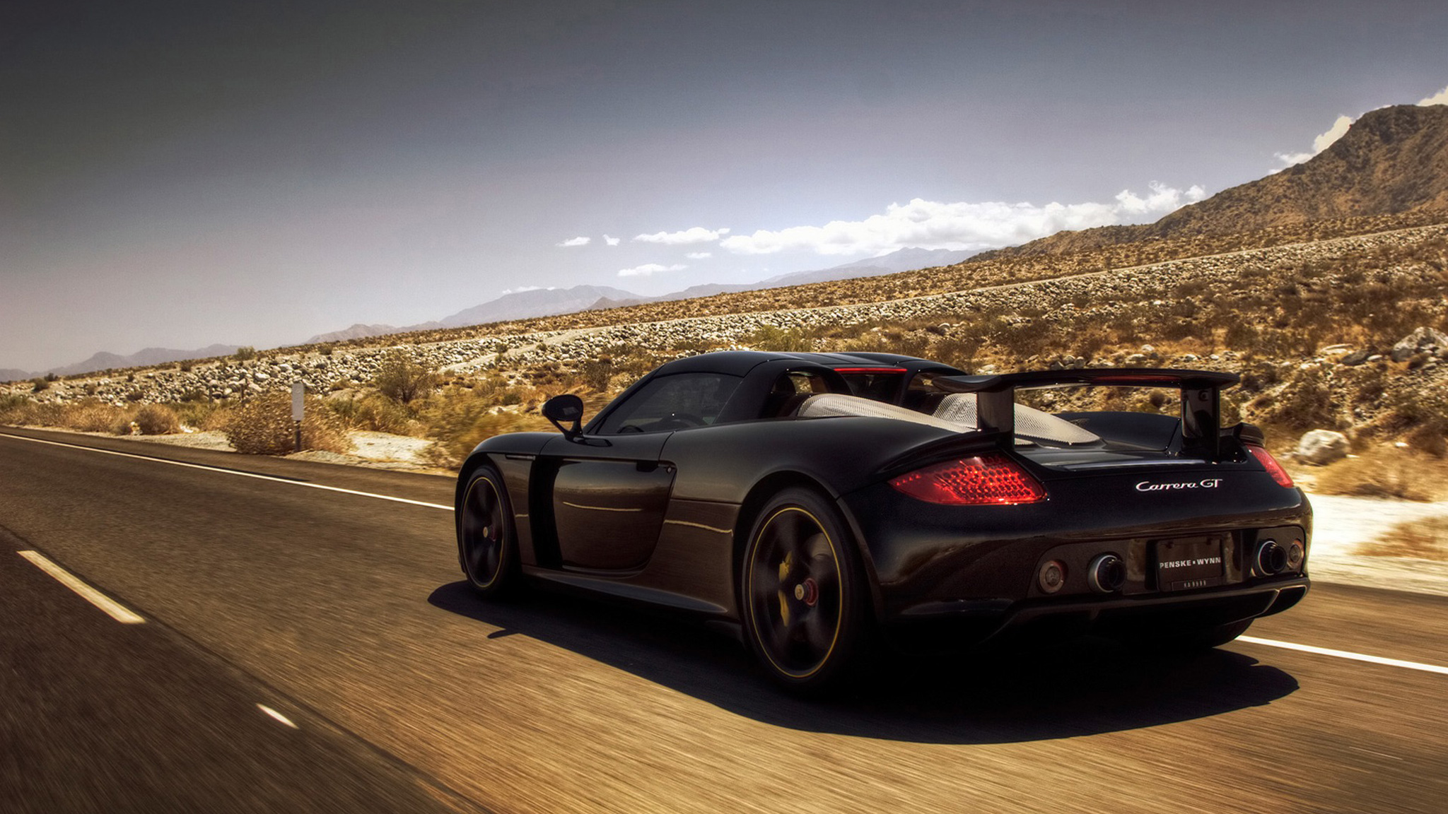 cars, roads, Porsche Carrera GT - desktop wallpaper