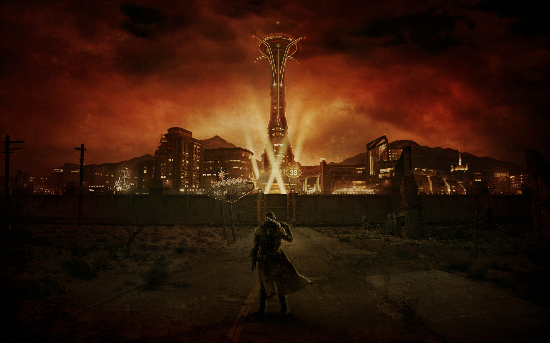 video games, Fallout New Vegas, concept art - desktop wallpaper