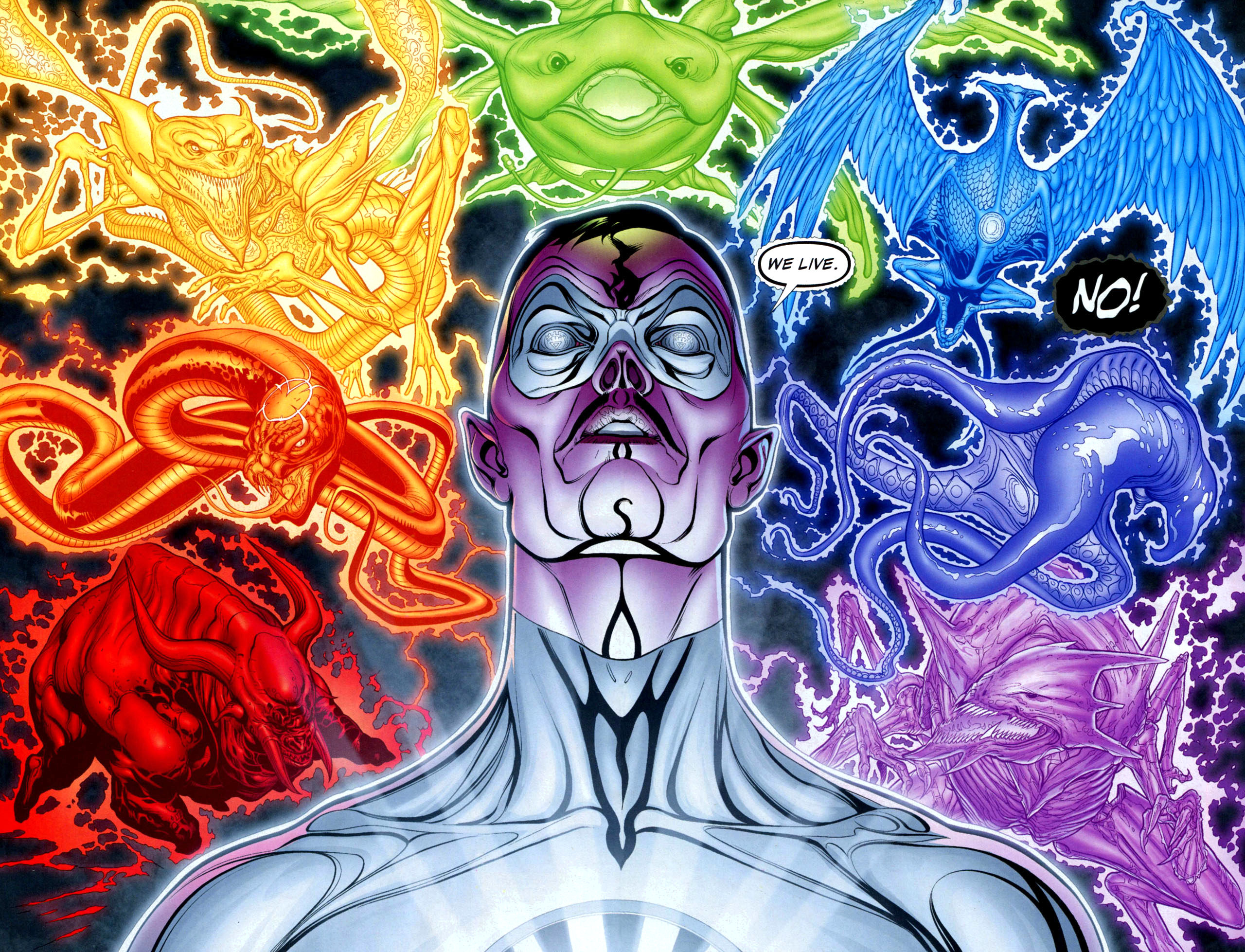 DC Comics, Sinestro Corps, White Lantern - desktop wallpaper