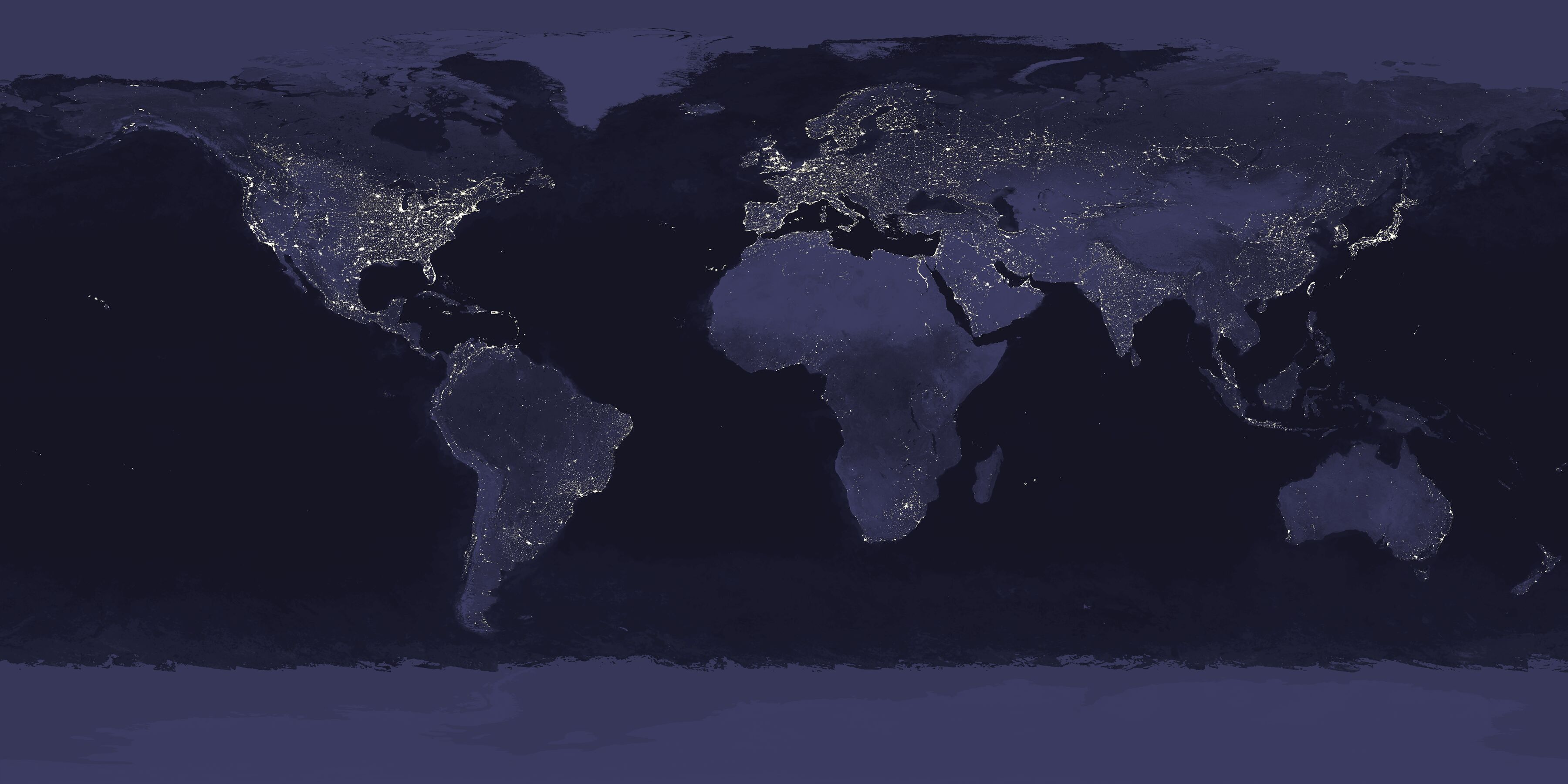 Night Earth Maps 
