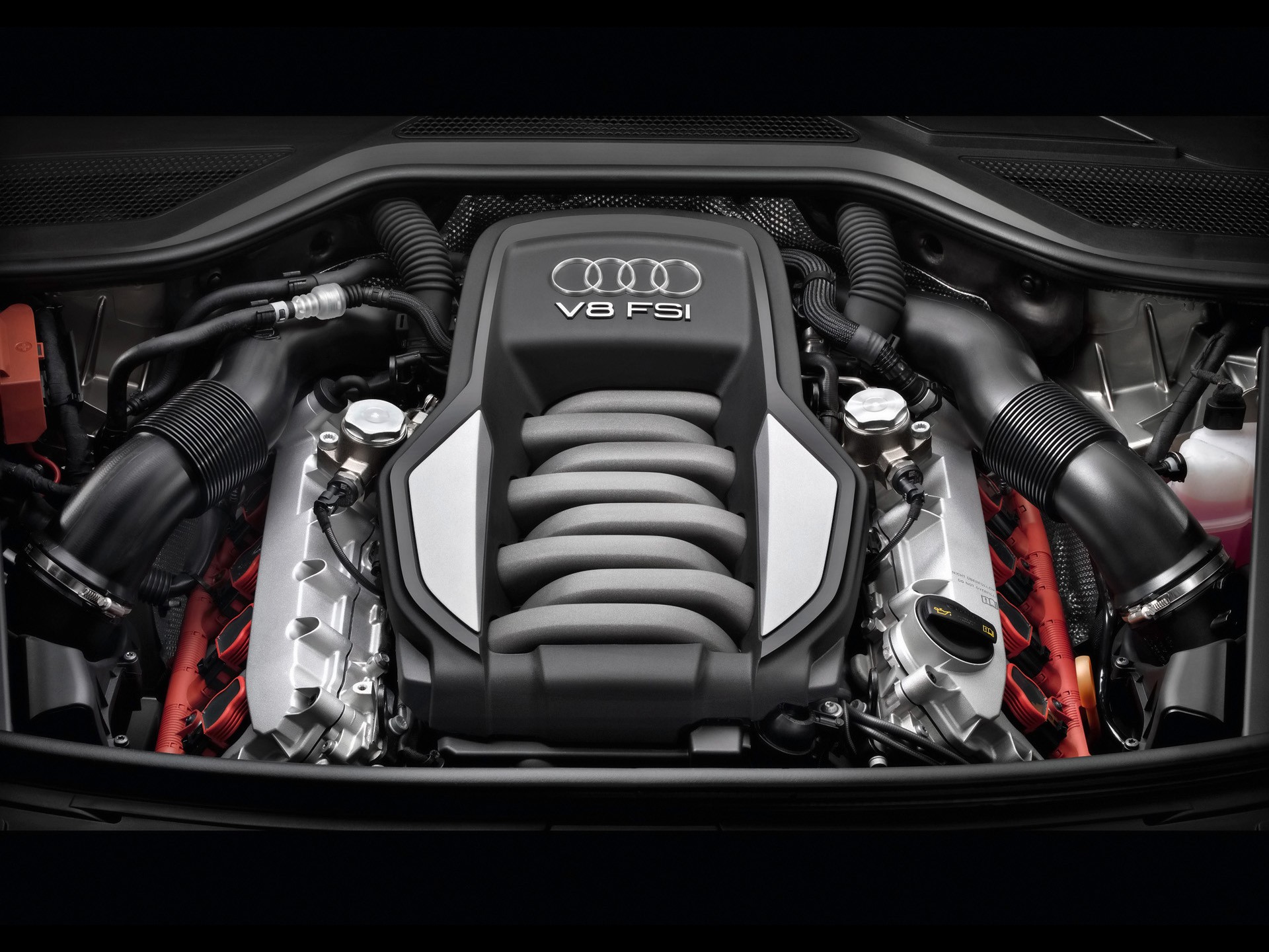 engines, Audi A8 - desktop wallpaper