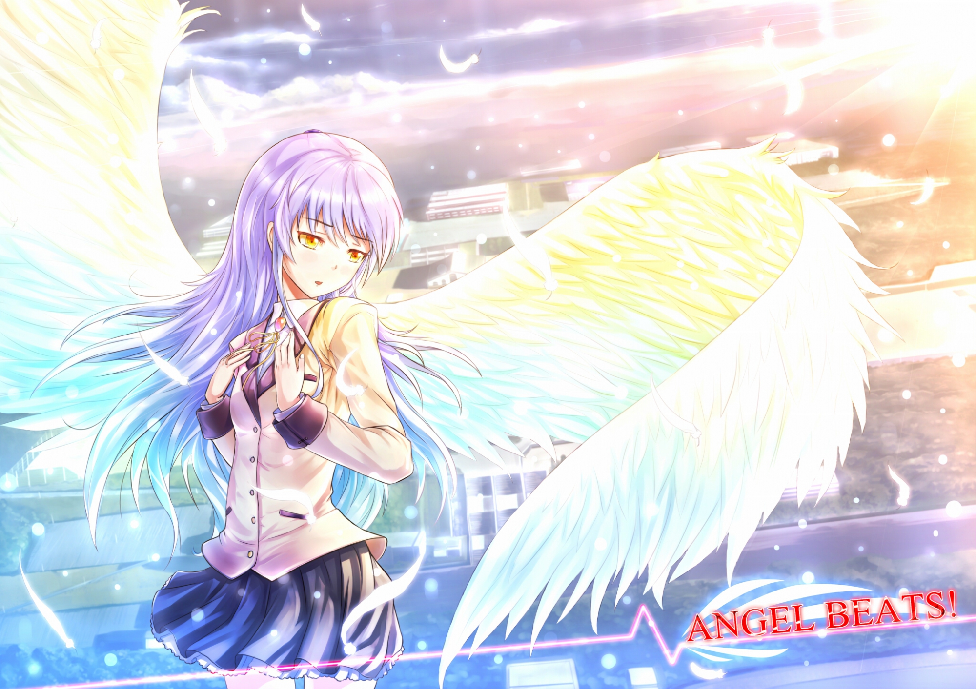 angels, Angel Beats!, Tachibana Kanade - desktop wallpaper