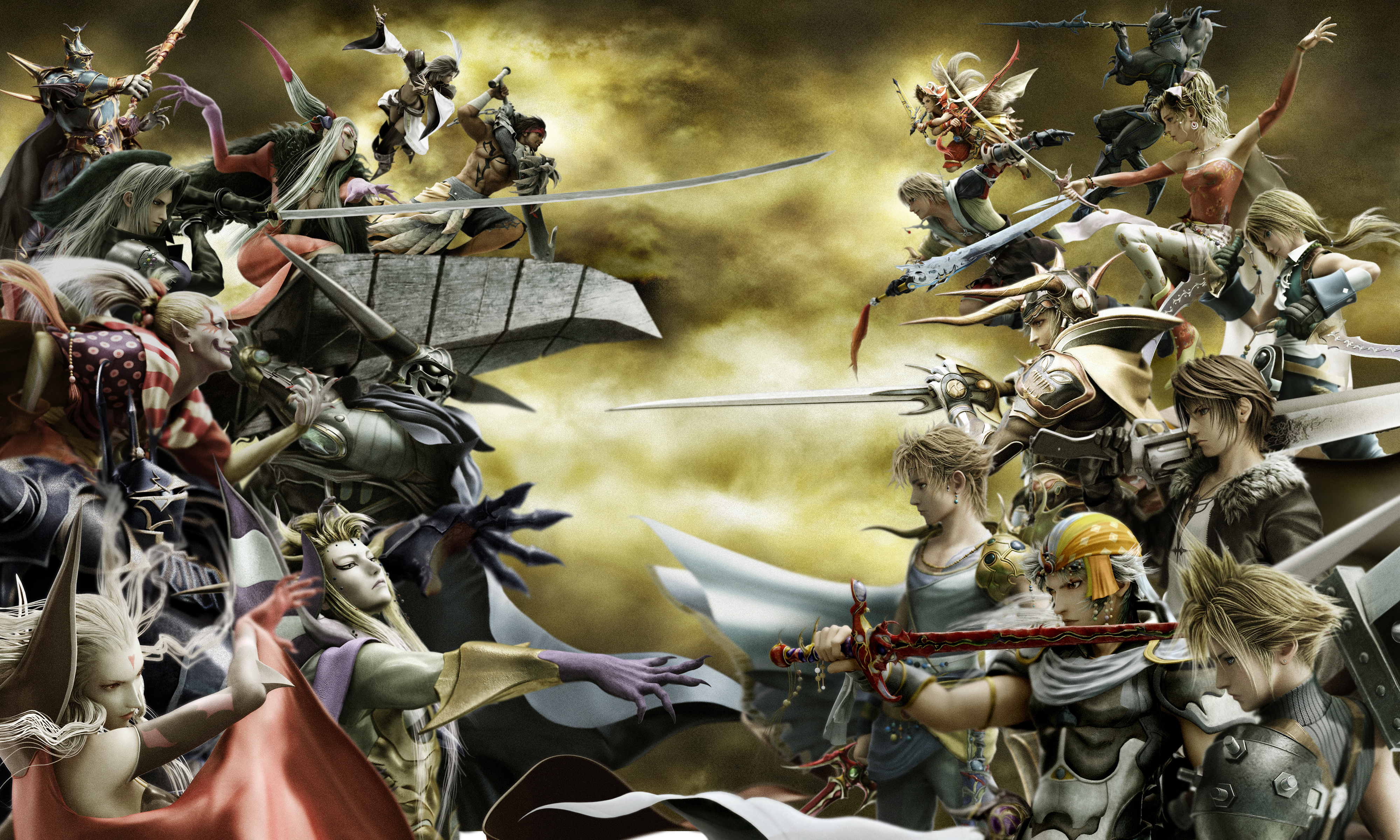 Final Fantasy, Dissidia Final Fantasy - desktop wallpaper