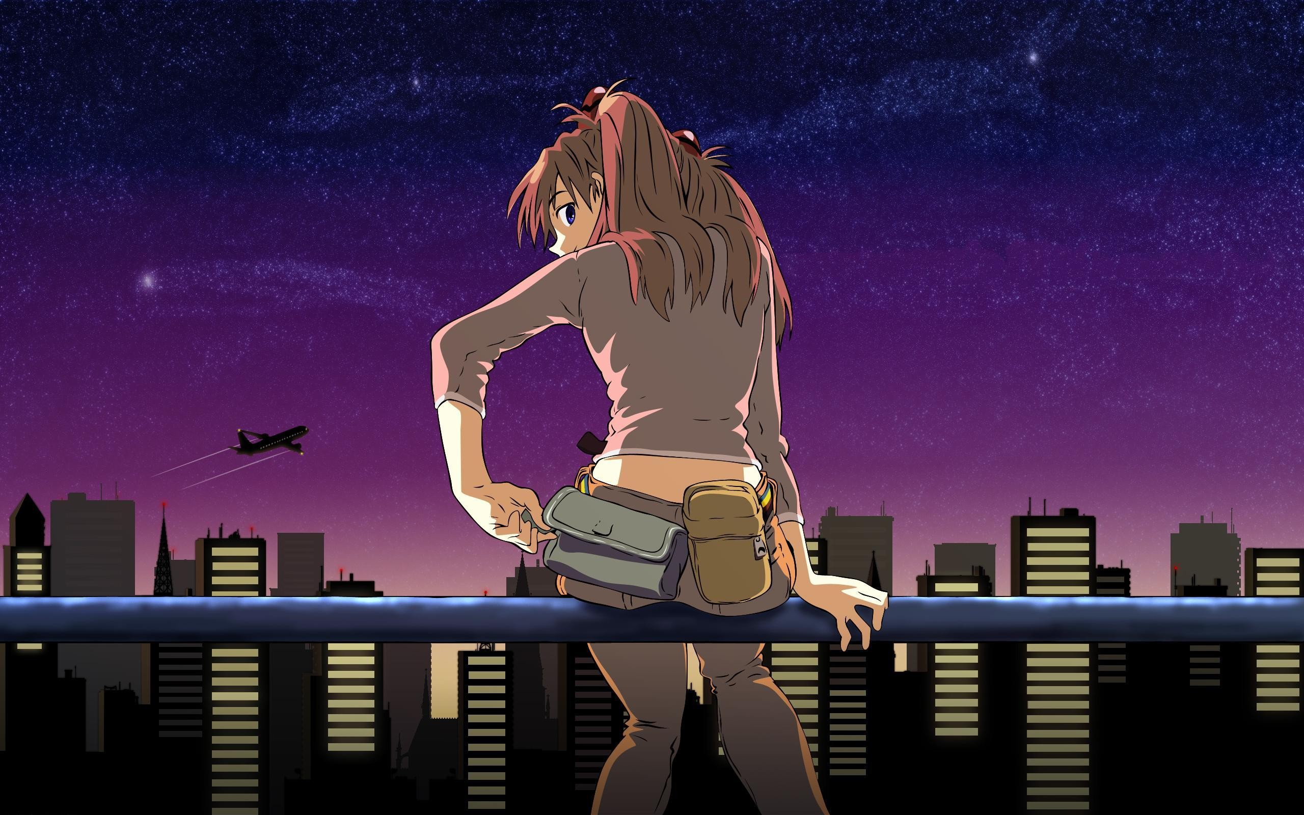 Neon Genesis Evangelion, Asuka Langley Soryu - desktop wallpaper