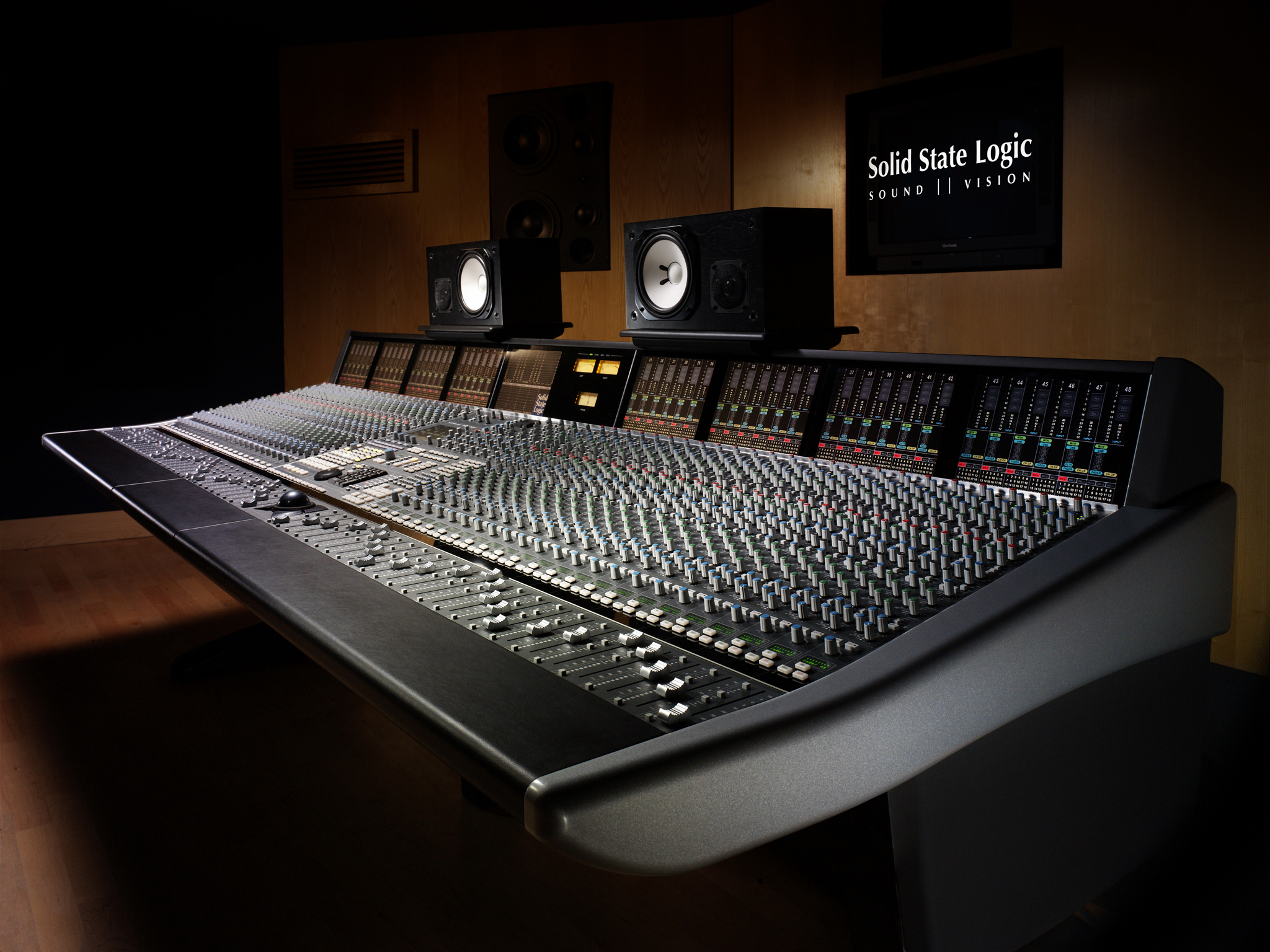 music, studio, mixing tables, sound - desktop wallpaper