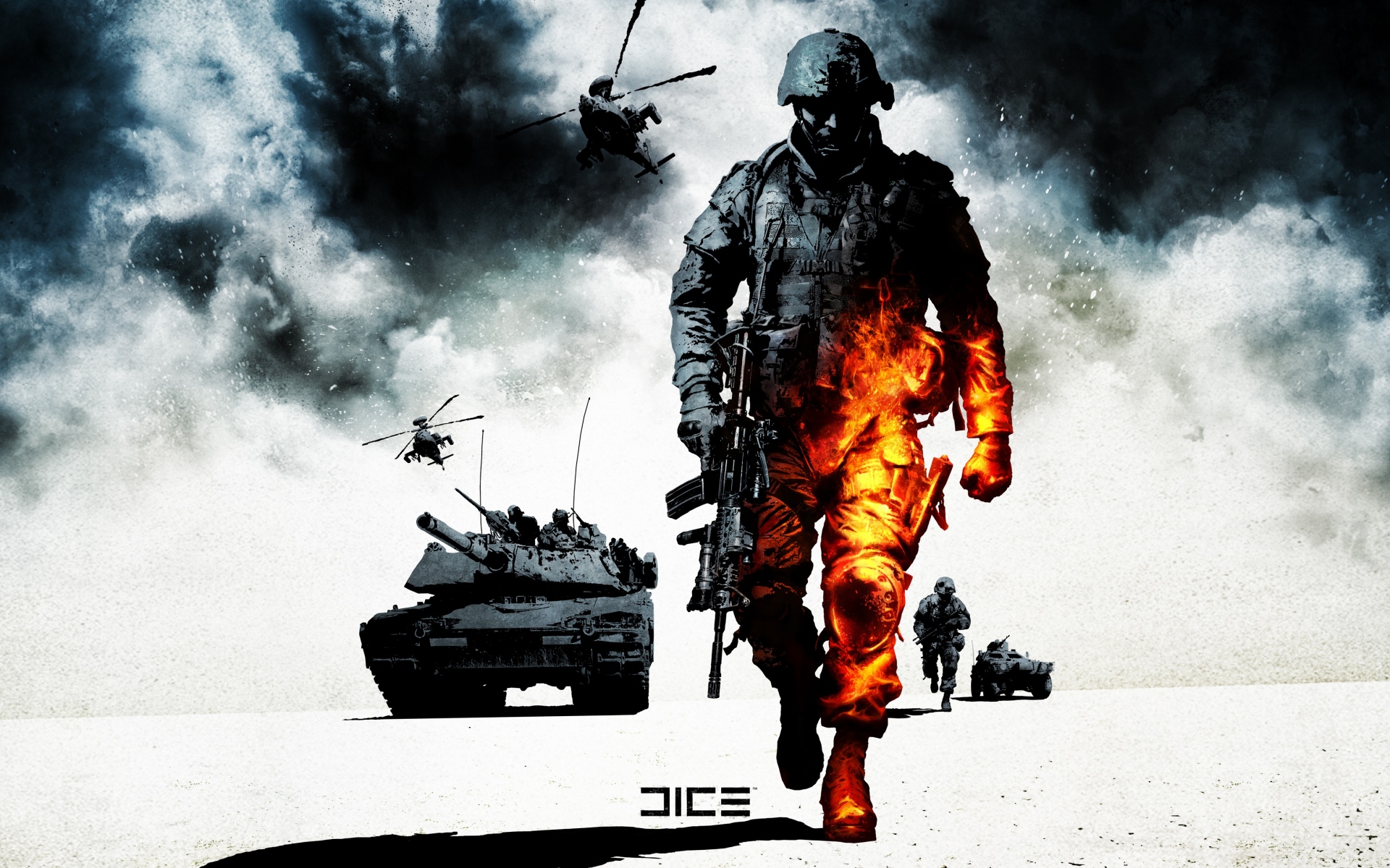 video games, Battlefield, dice, Battlefield Bad Company 2 - desktop wallpaper