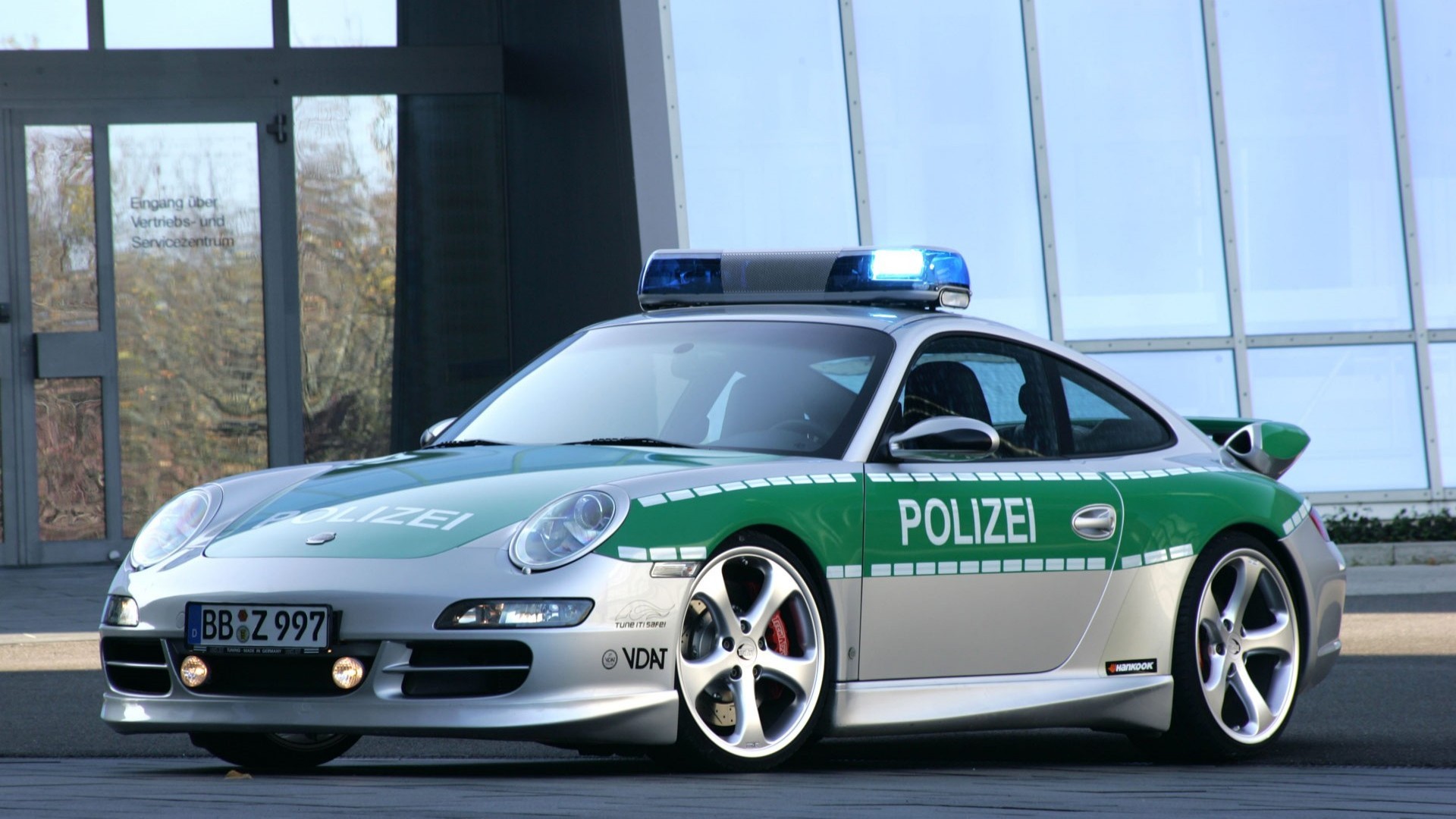 Porsche, cars, police - desktop wallpaper