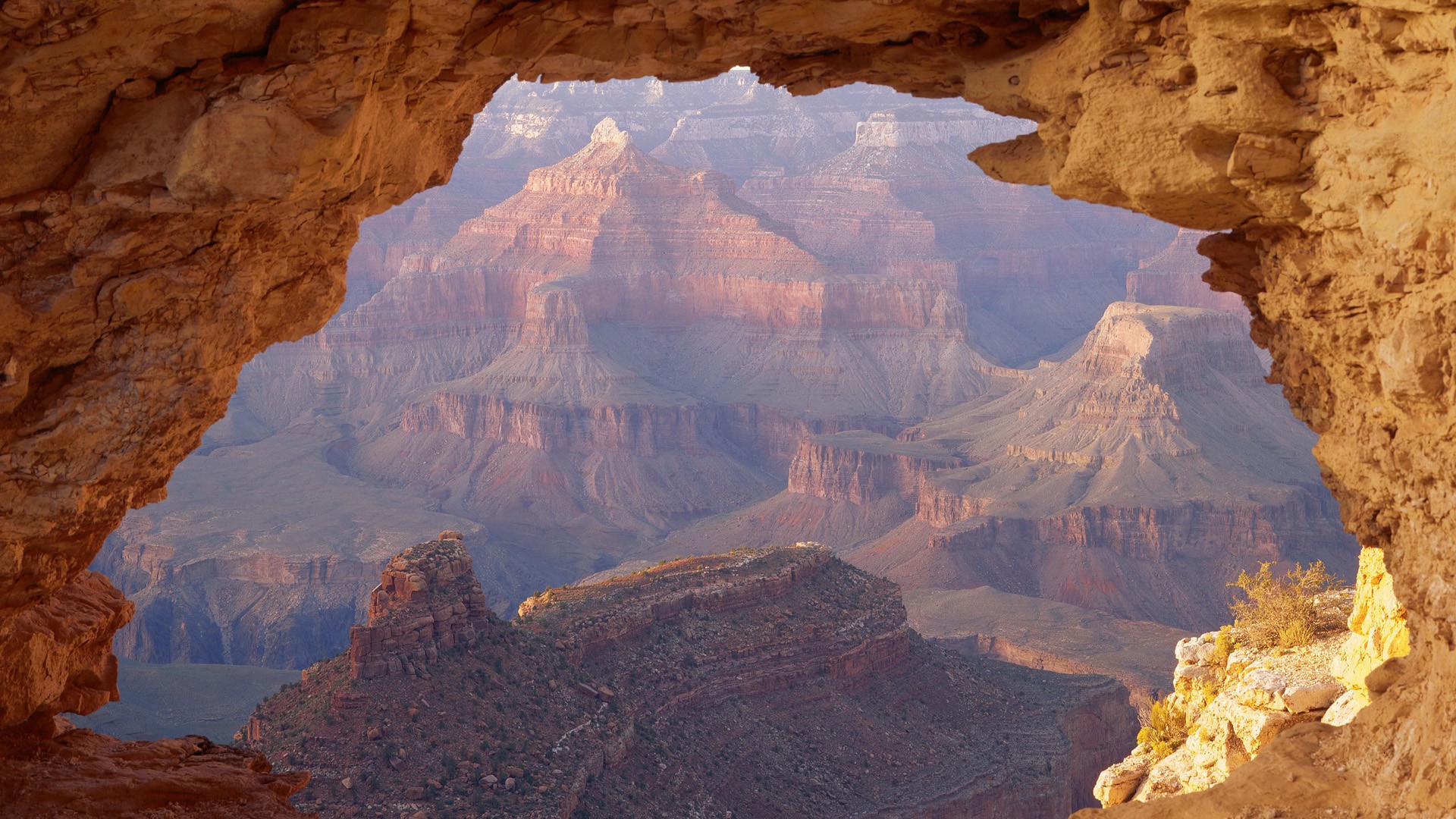 landscapes, nature, Arizona, Grand Canyon, arch, National Park, rock formations - desktop wallpaper
