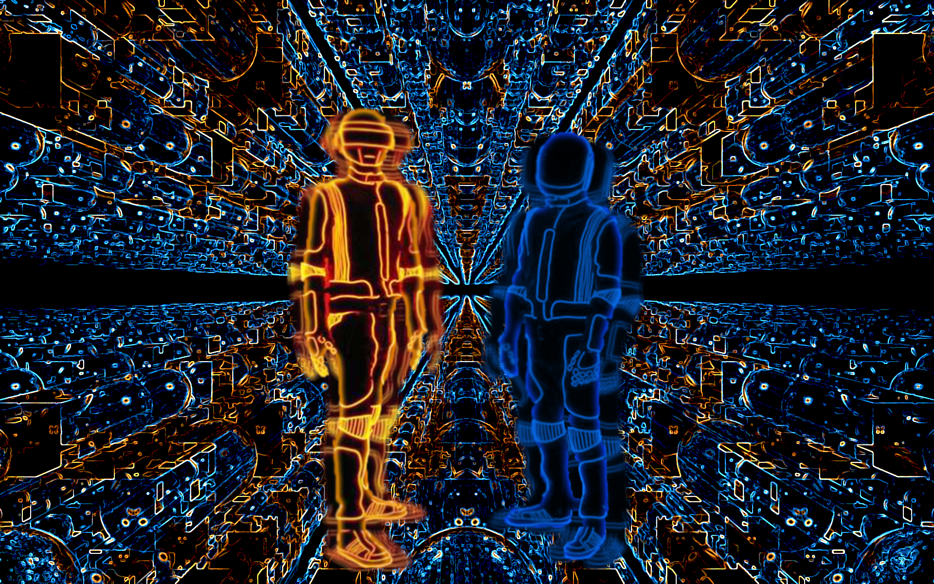 Daft Punk, Tron - desktop wallpaper