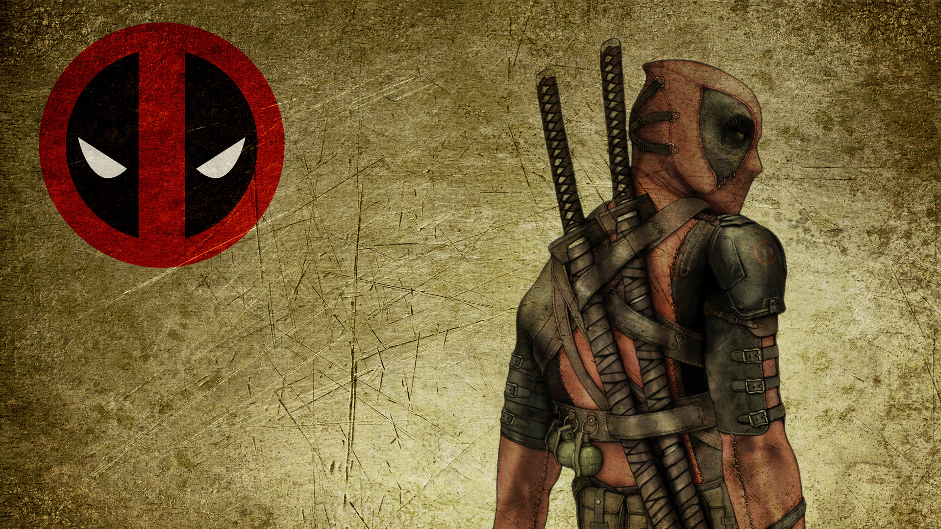 Deadpool Wade Wilson, Marvel Comics, swords - desktop wallpaper