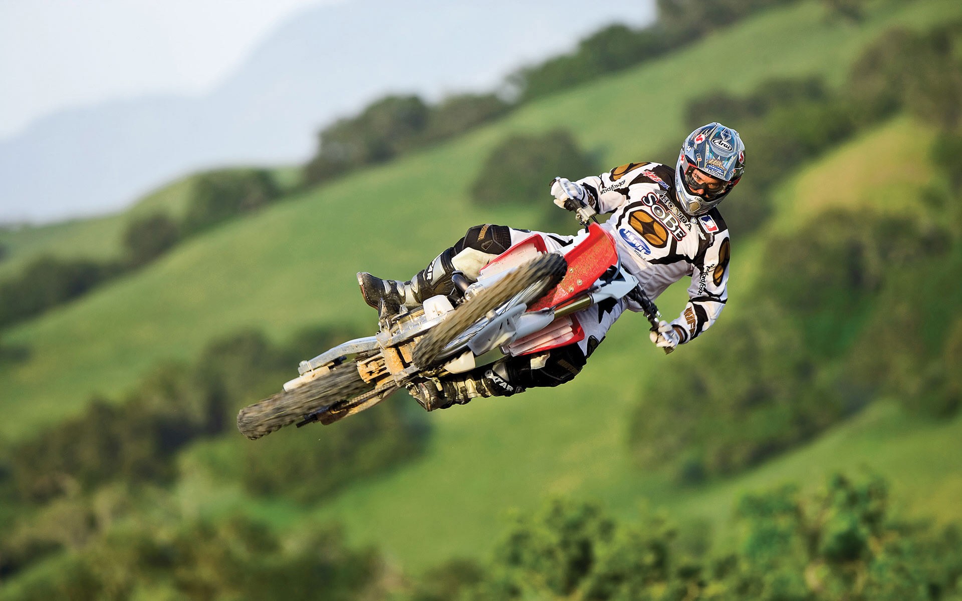 jumping, bikes, motorbikes, motorcycles - desktop wallpaper