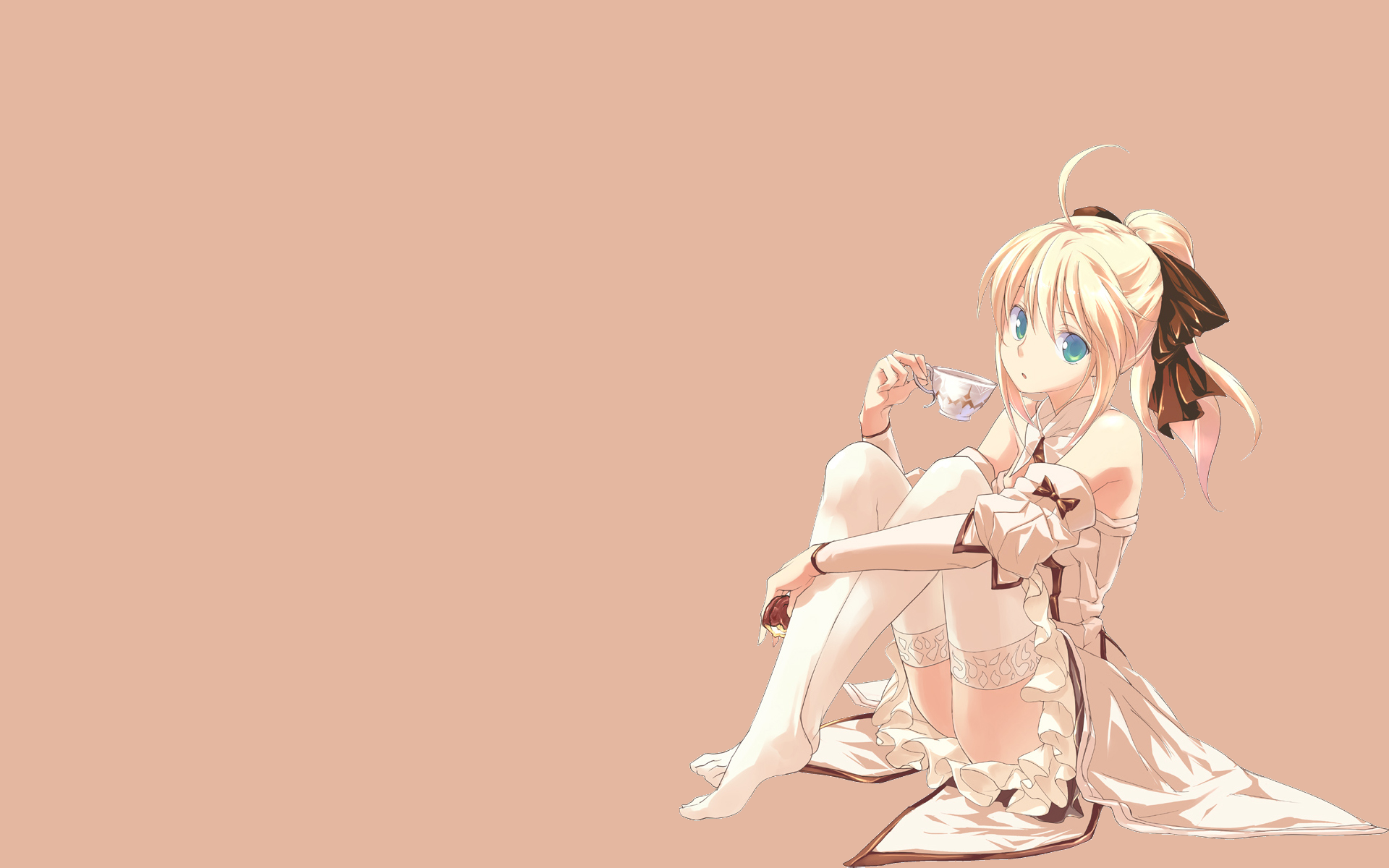 Fate Unlimited Codes, Saber Lily, detached sleeves, Fate series - desktop wallpaper