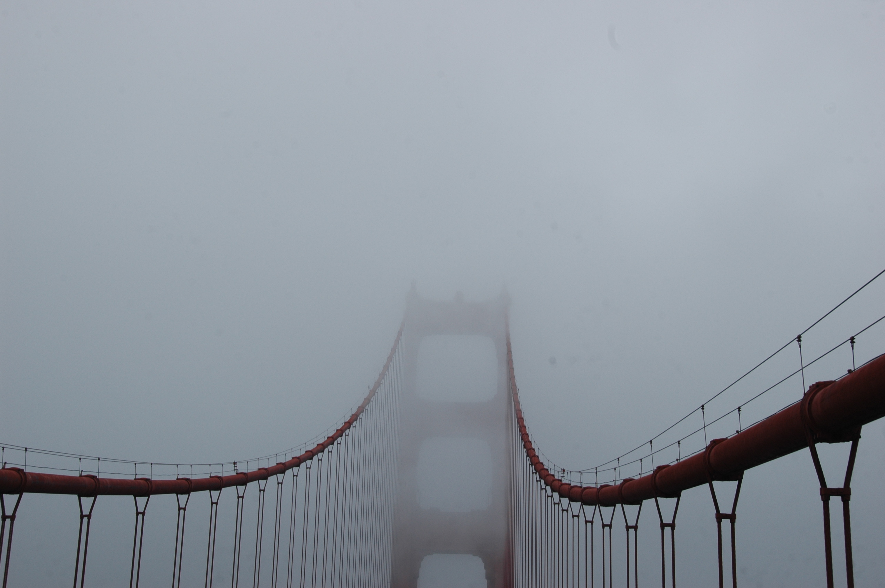 fog, bridges, Golden Gate Bridge - desktop wallpaper