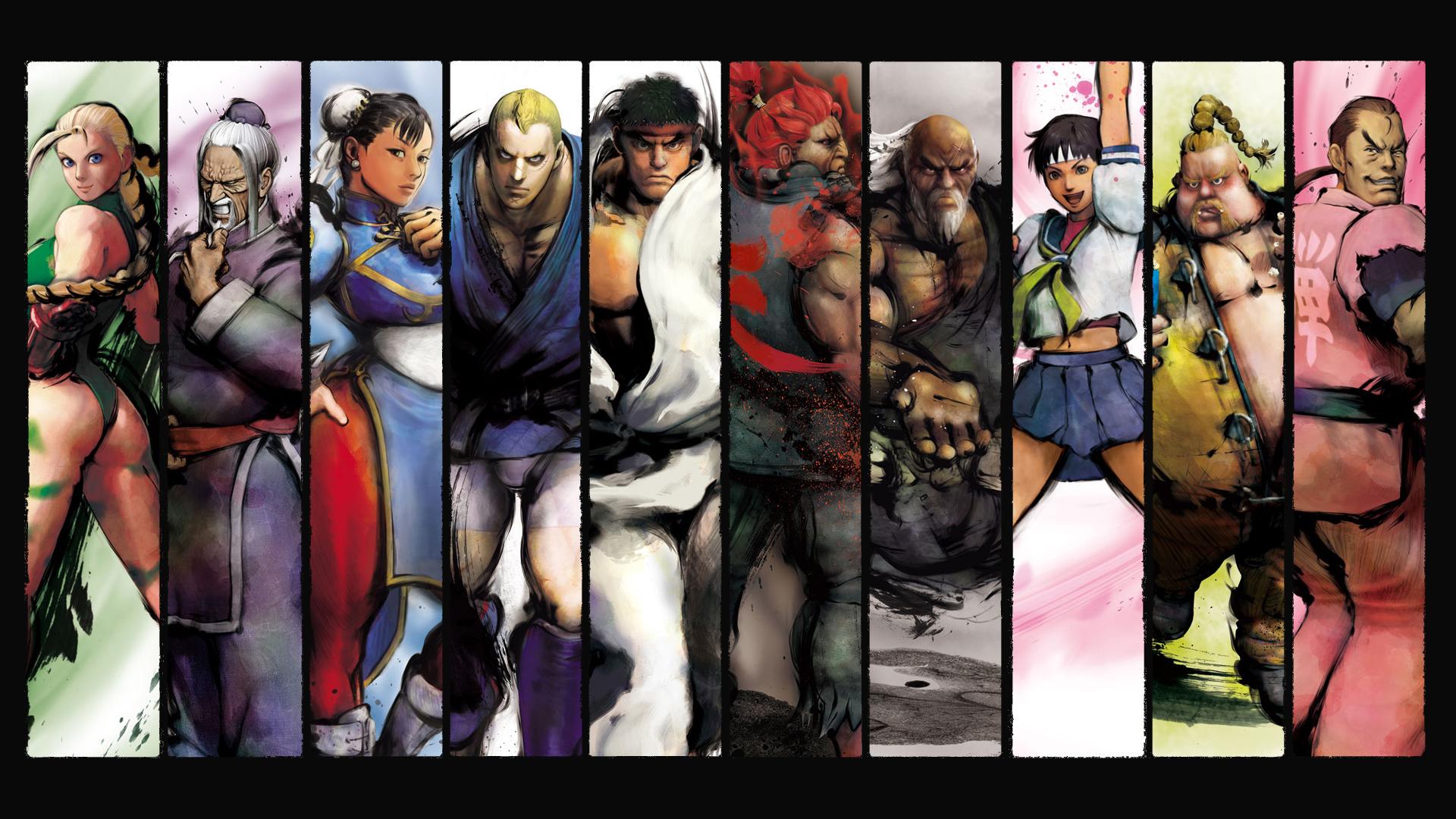 Street Fighter, Sakura, Cammy, Ryu, Akuma, Chun-Li, Abel - desktop wallpaper