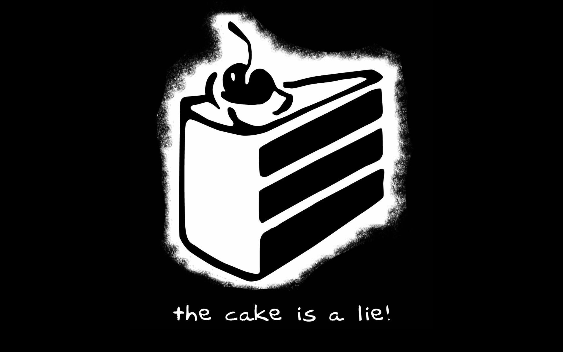 Portal, the cake is a lie, games, Steam (software) - desktop wallpaper