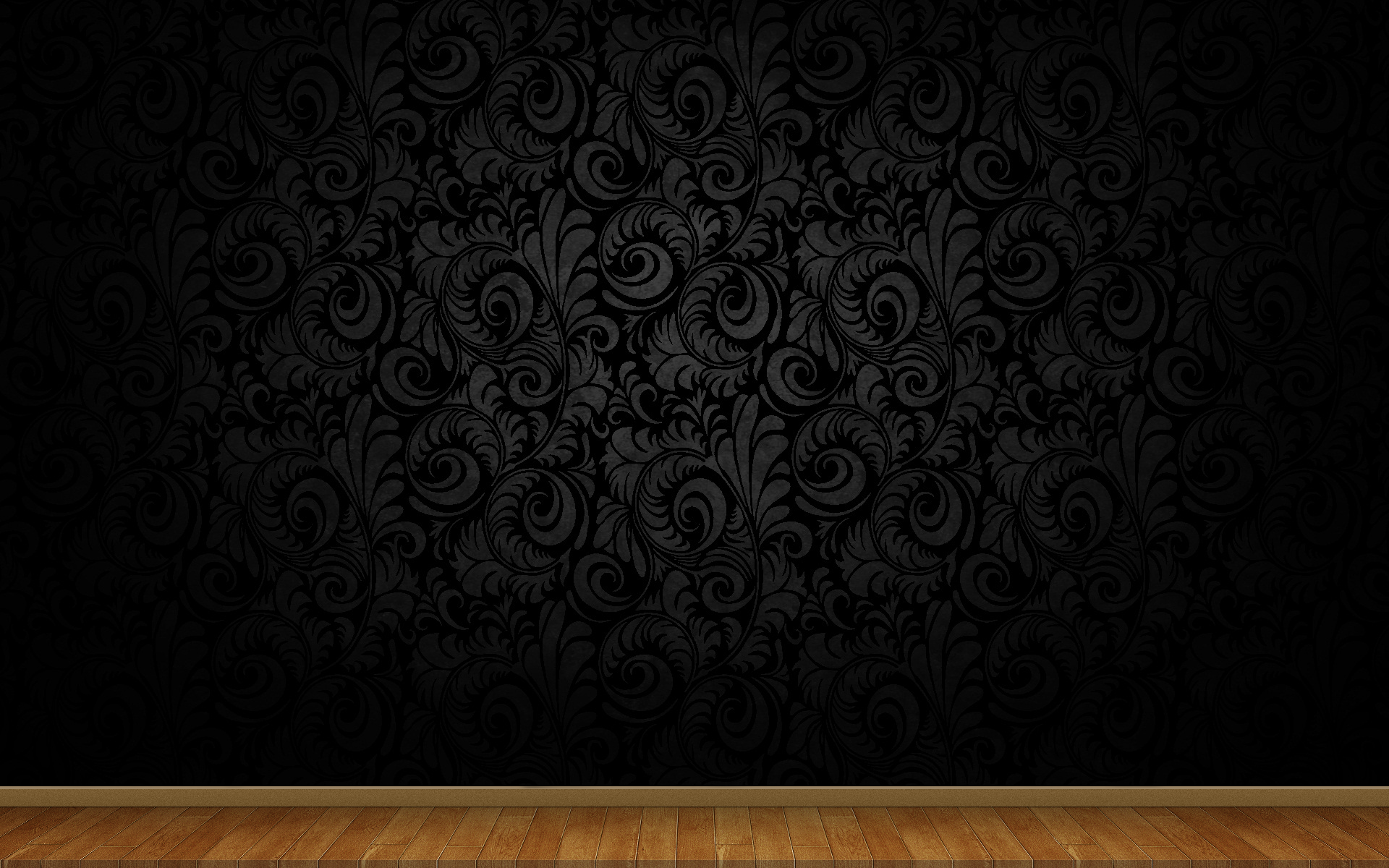 floor, 3D view, abstract, minimalistic, dark, wood, patterns, wood floor - desktop wallpaper