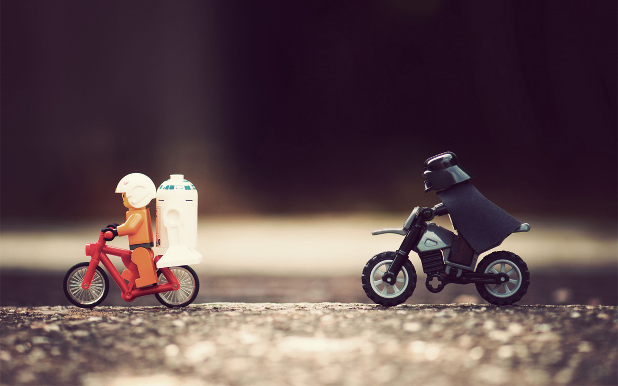 Star Wars, Darth Vader, R2D2, Legos - desktop wallpaper