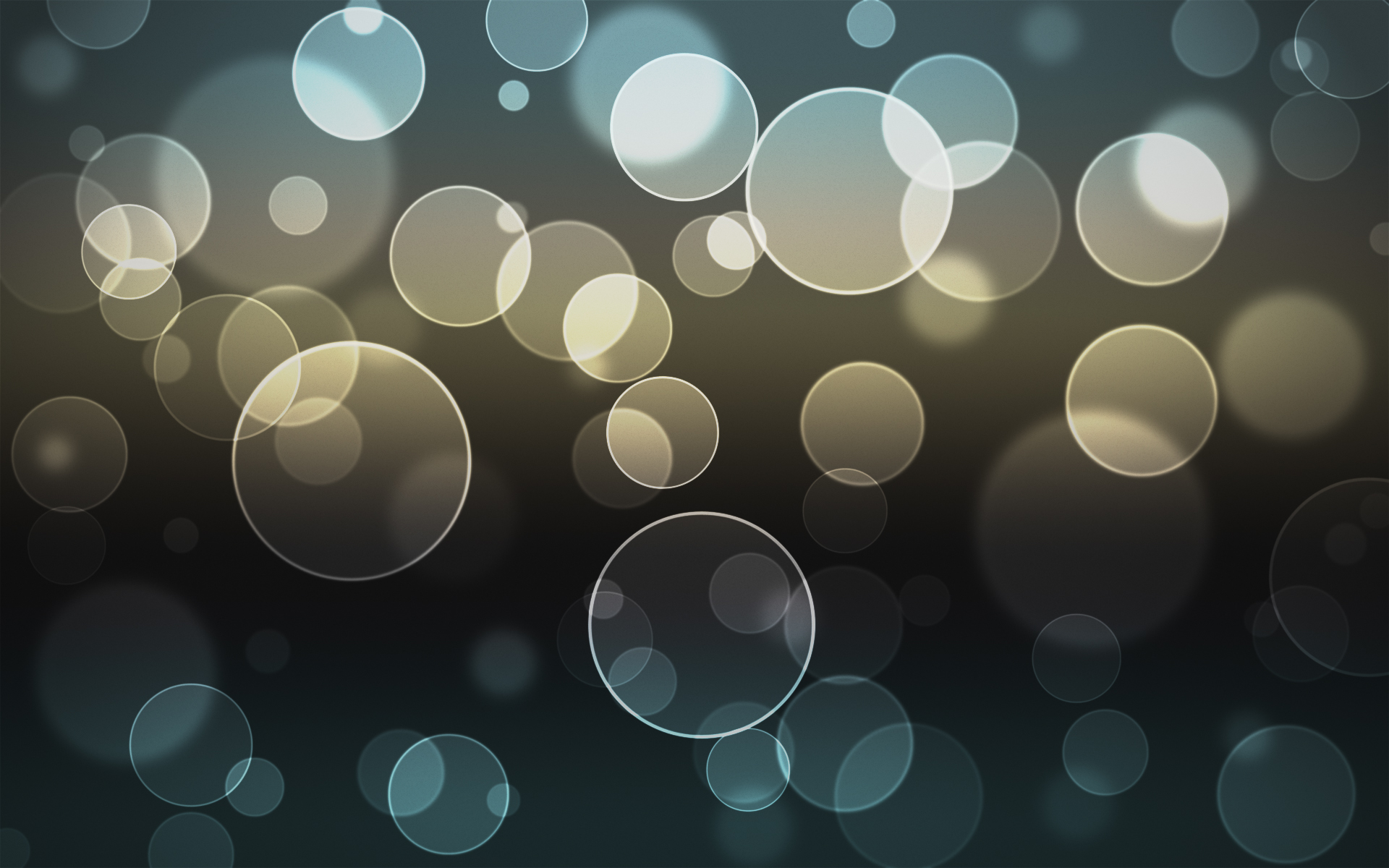 lights, bubbles, bokeh - desktop wallpaper