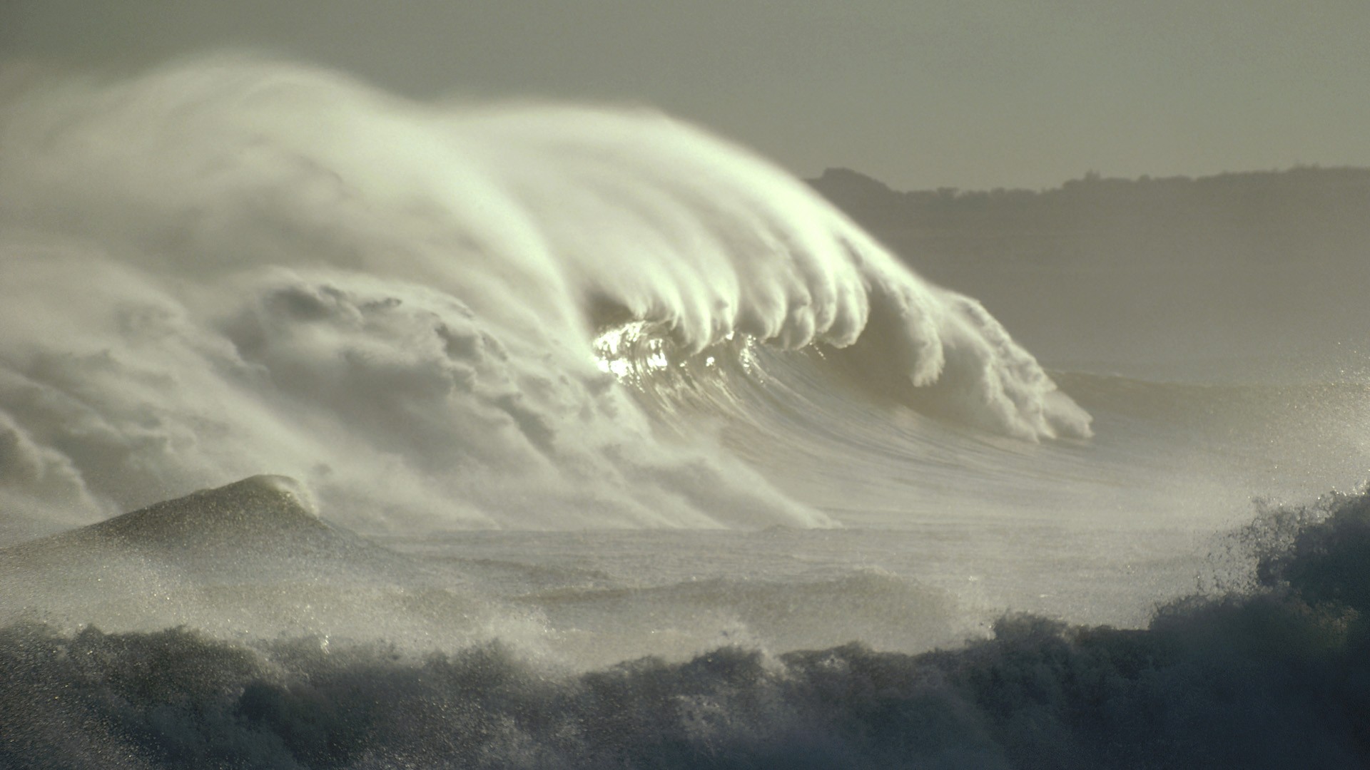 waves, Mexico, California - desktop wallpaper