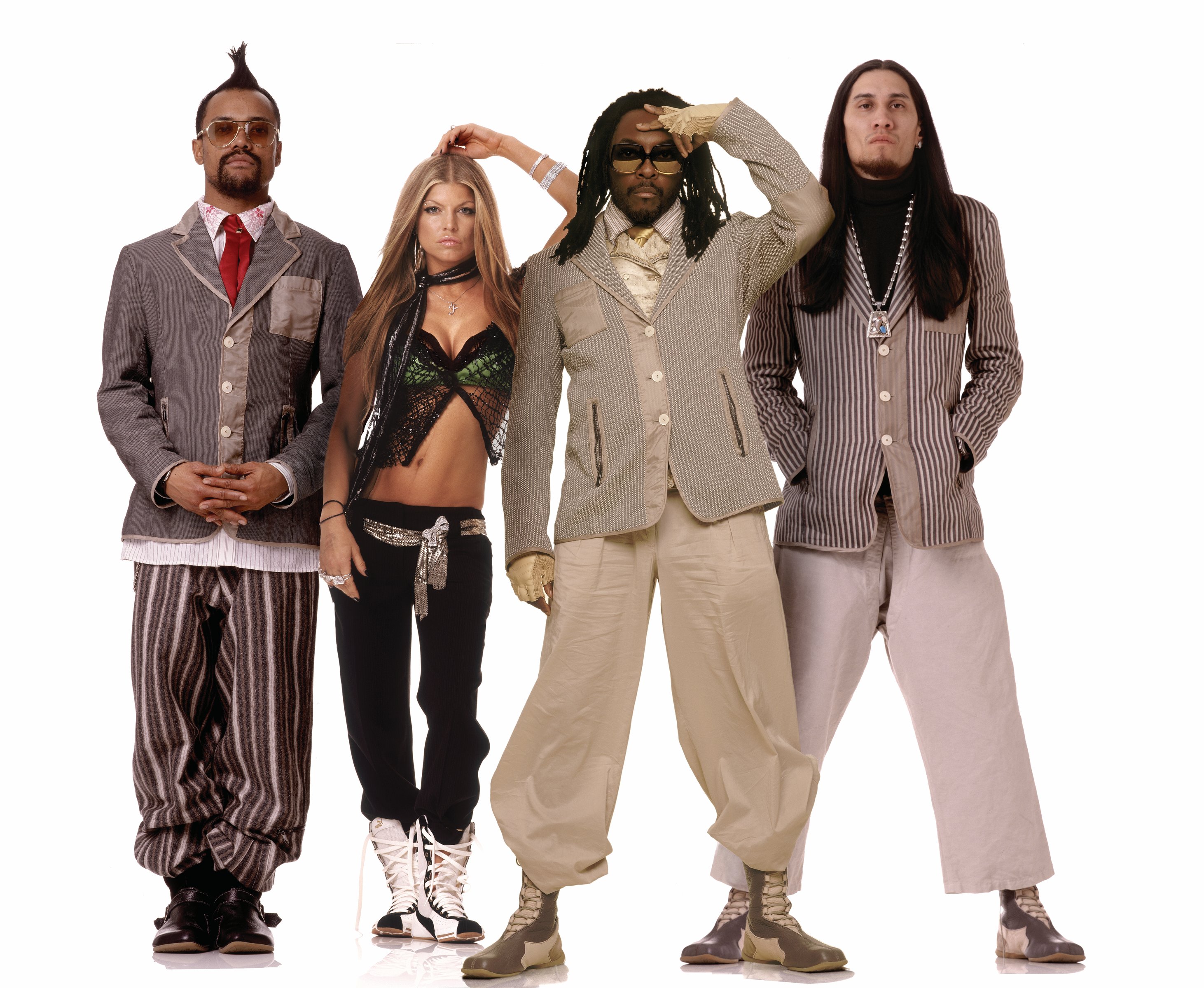 Black Eyed Peas, white background - desktop wallpaper