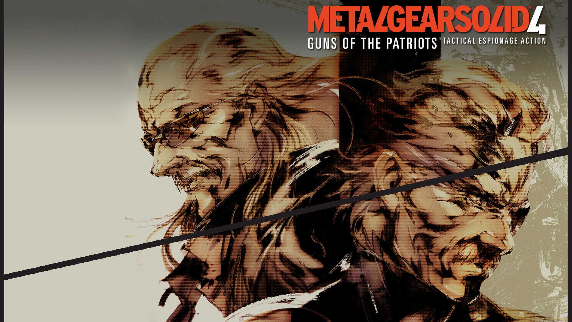 Metal Gear, video games, Metal Gear Solid, old snake, Revolver Ocelot, Metal Gear Solid 4 - desktop wallpaper