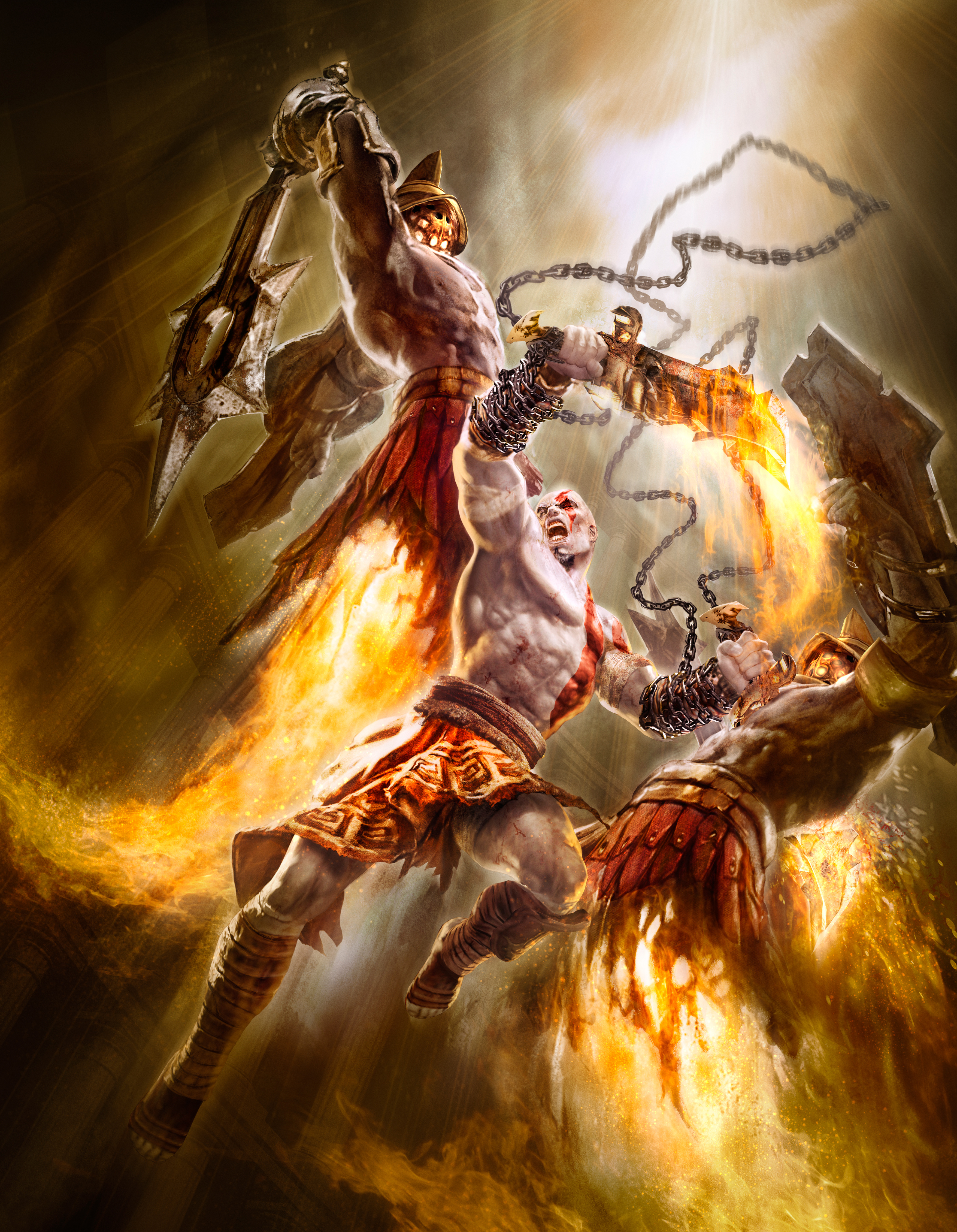 God of War, artwork - desktop wallpaper