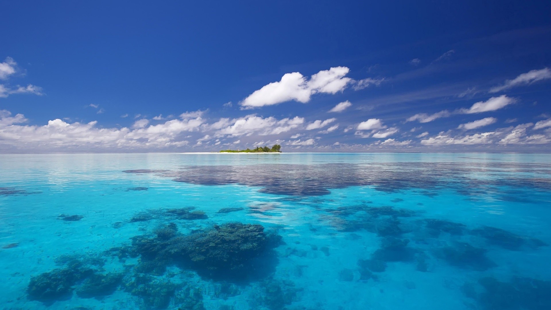 ocean, reef, skyscapes - desktop wallpaper