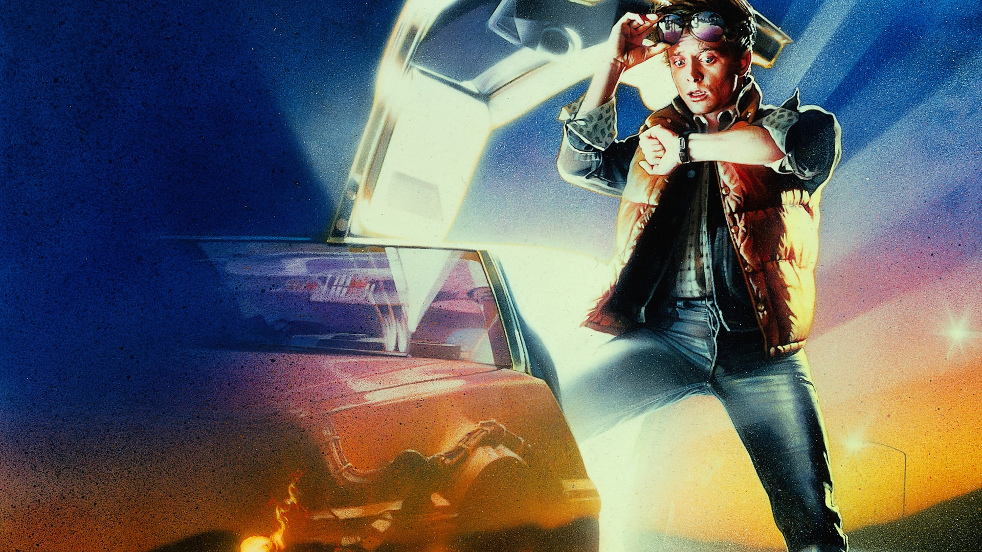 Back to the Future, Marty McFly, Drew Struzan - desktop wallpaper