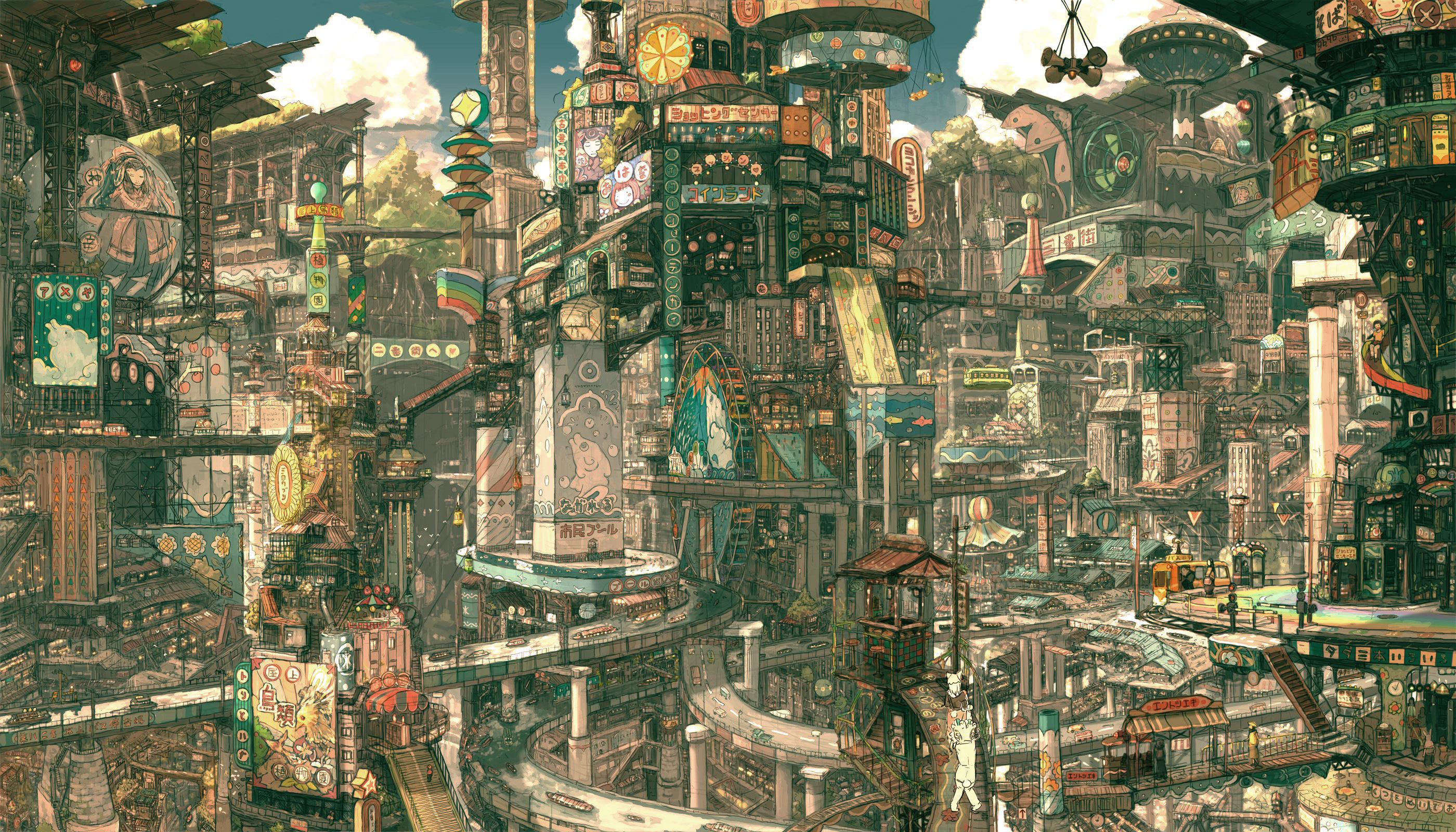 cityscapes, buildings, imperial boy, artwork, detailed - desktop wallpaper
