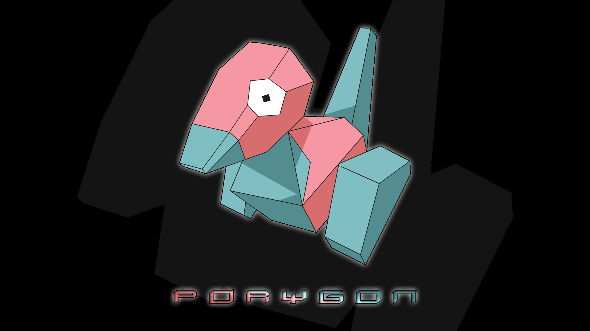 Pokemon, Porygon - desktop wallpaper