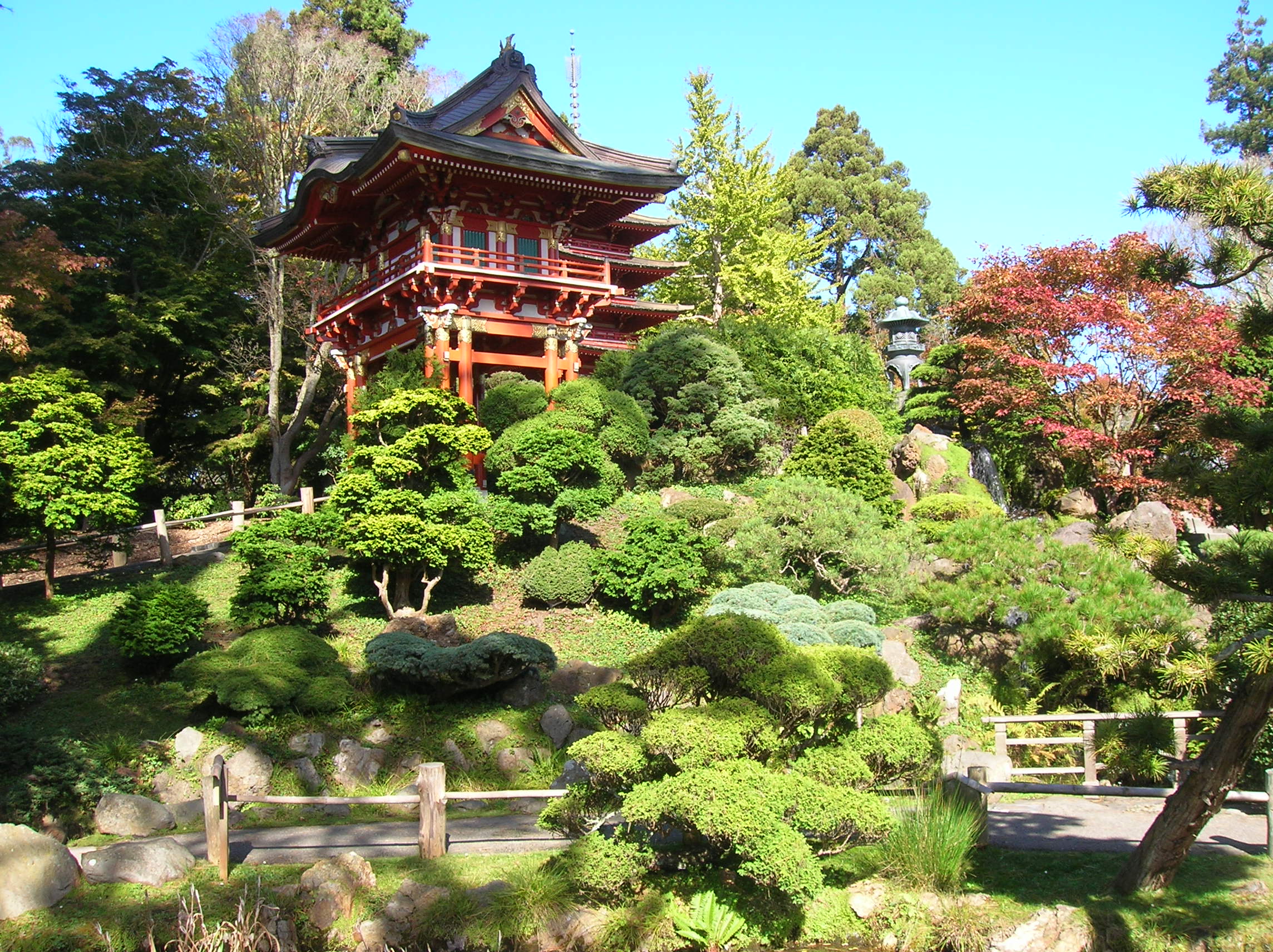 nature, architecture, Japanese, Japanese tea garden - desktop wallpaper