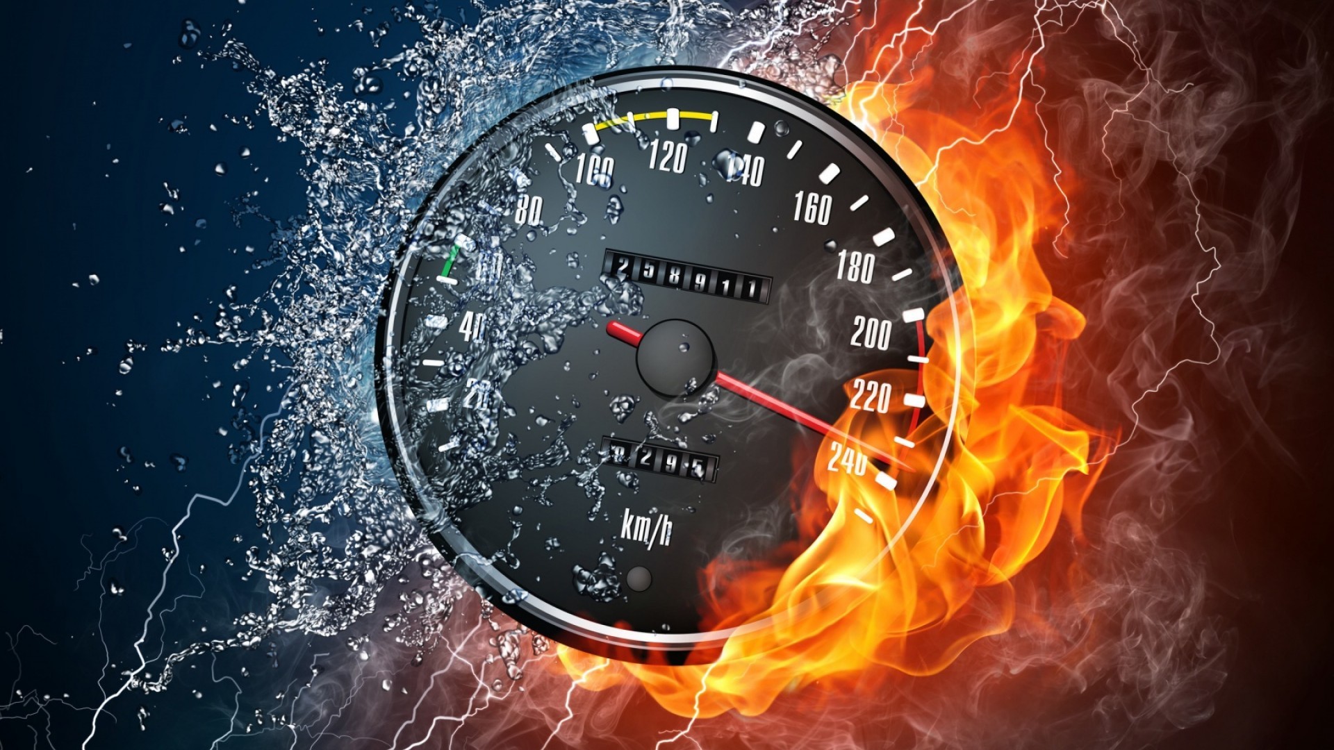 cars, speedometer - desktop wallpaper