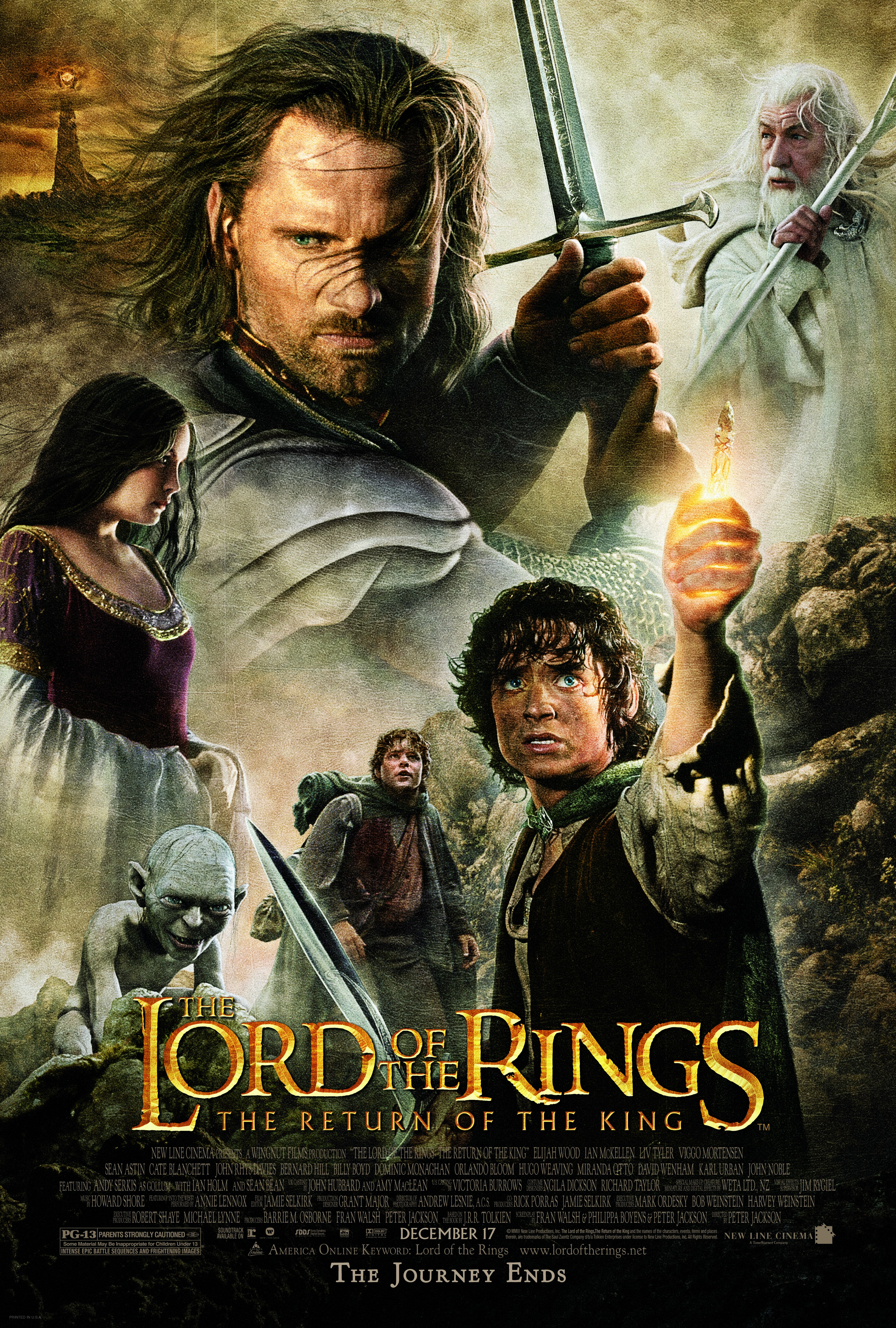 The Lord of the Rings, movie posters, posters, The Return of the King - desktop wallpaper