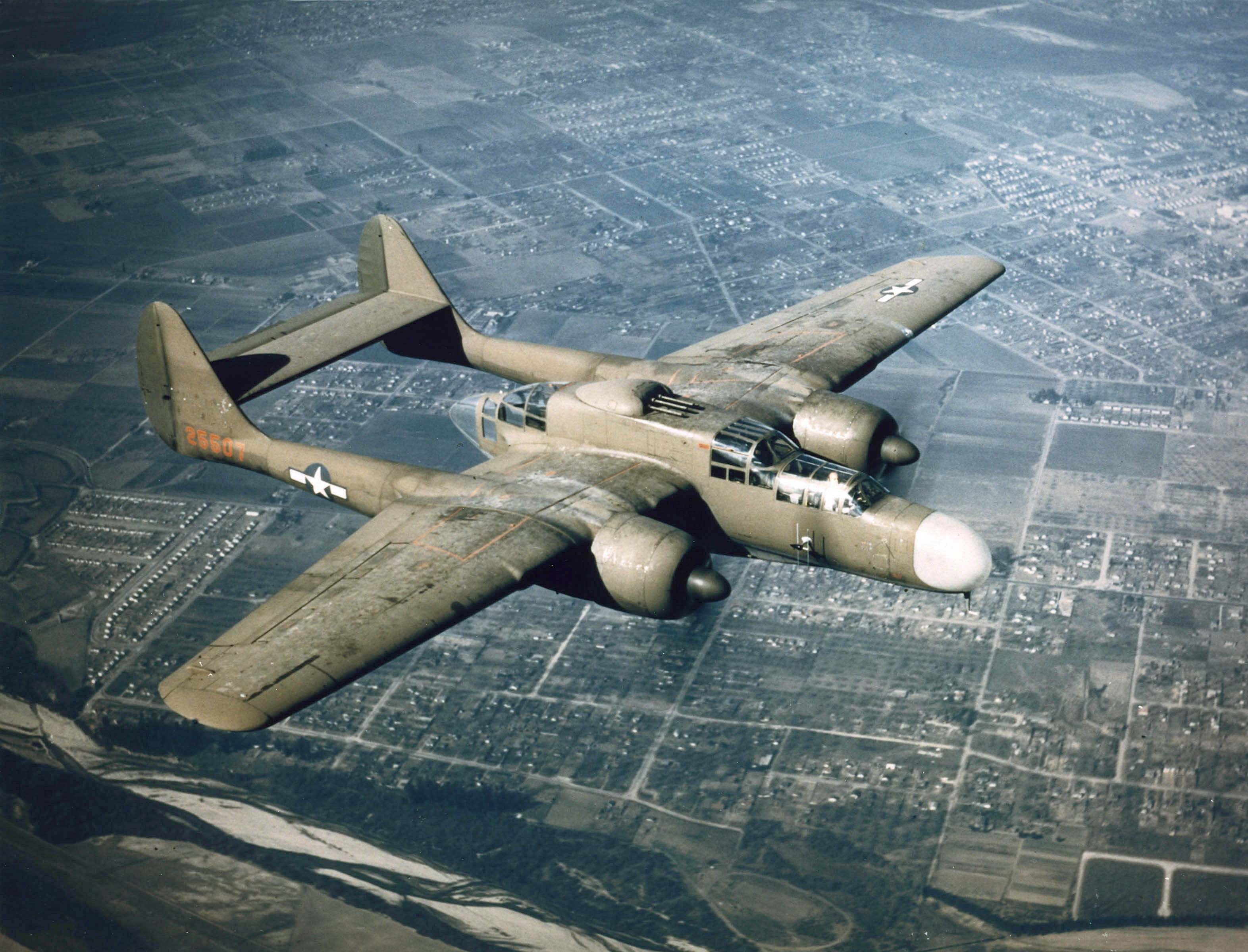 World War II, planes, P-61 Black Widow - desktop wallpaper