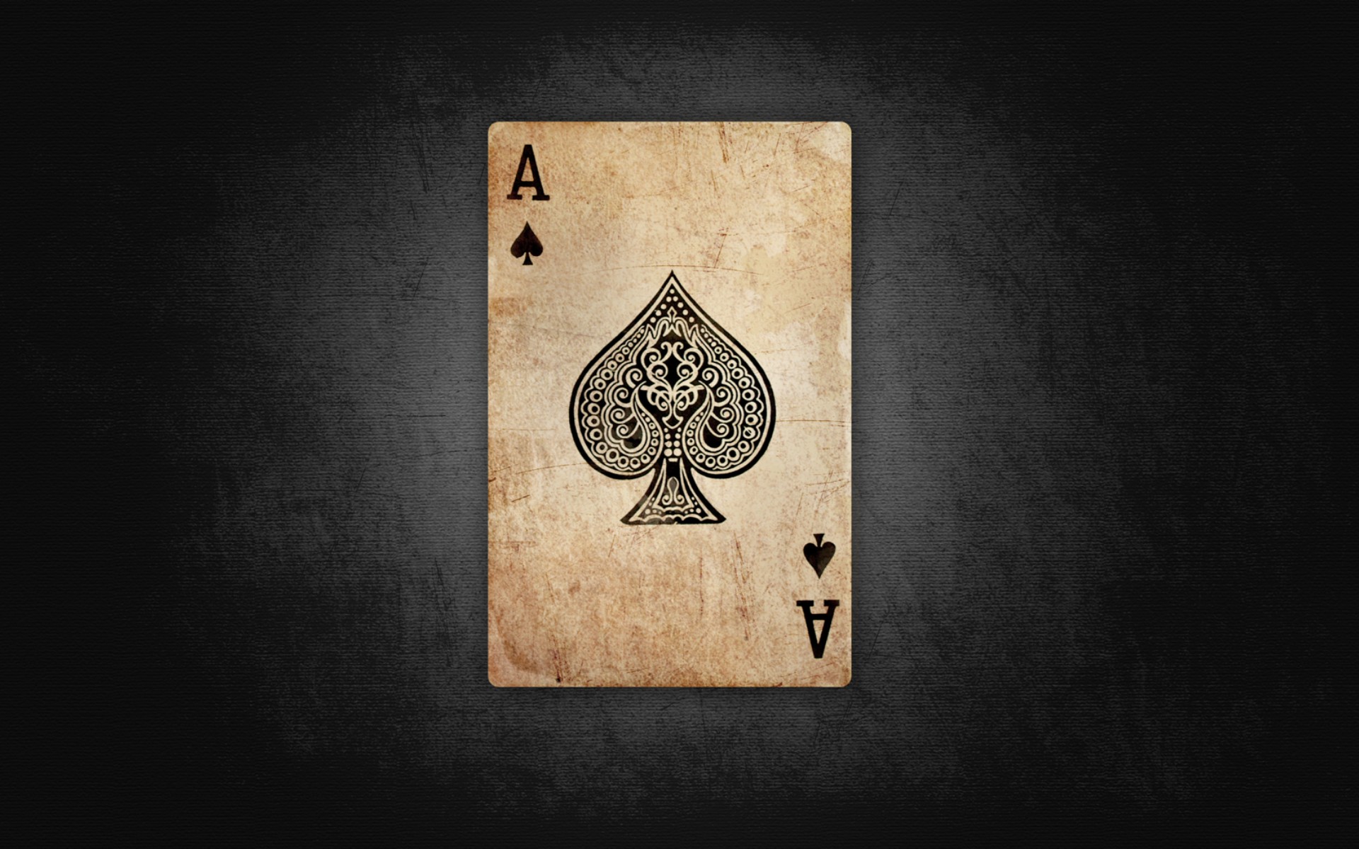 black, playing cards, ace of spades - desktop wallpaper