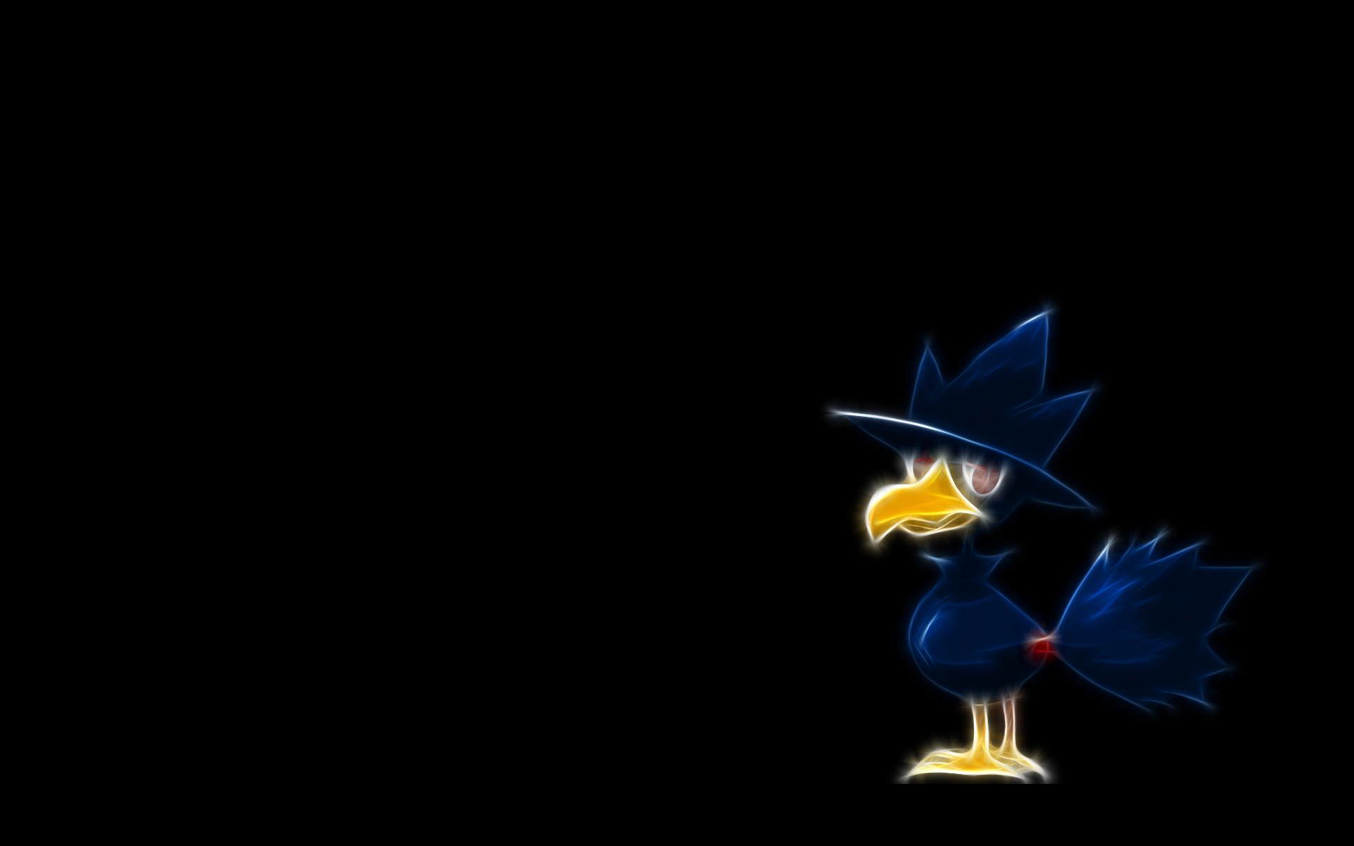 Pokemon, black background - desktop wallpaper