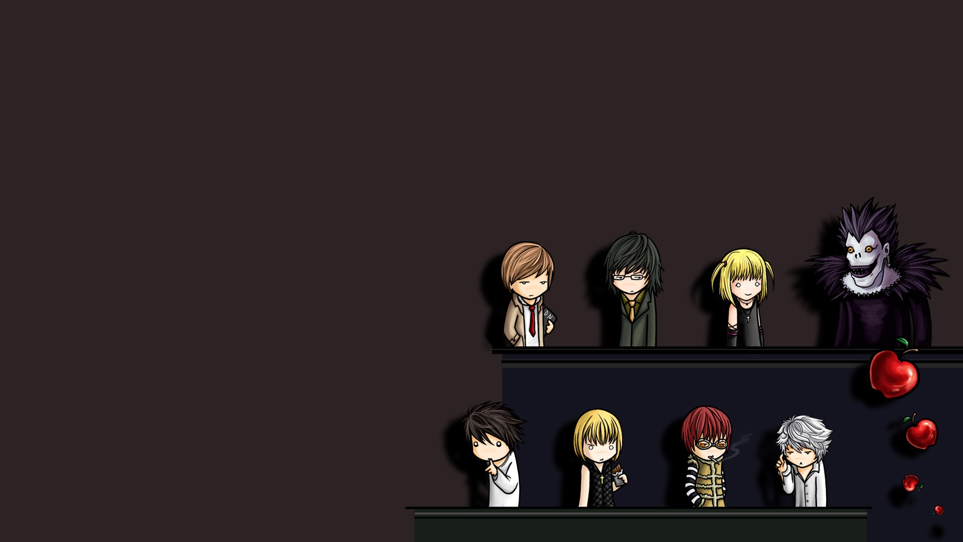 Death Note, Ryuk, Yagami Light, Kira - desktop wallpaper