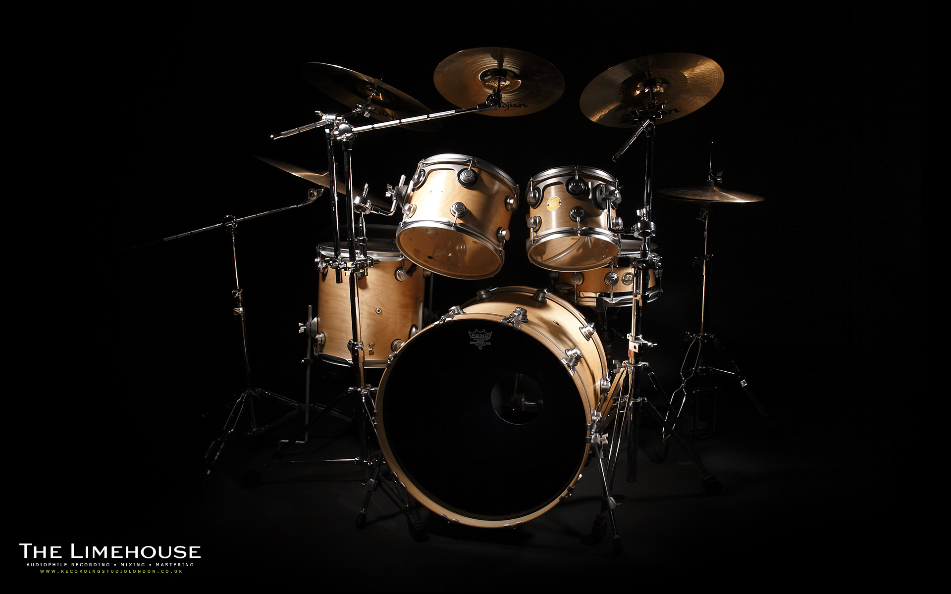 drums, drum set - desktop wallpaper