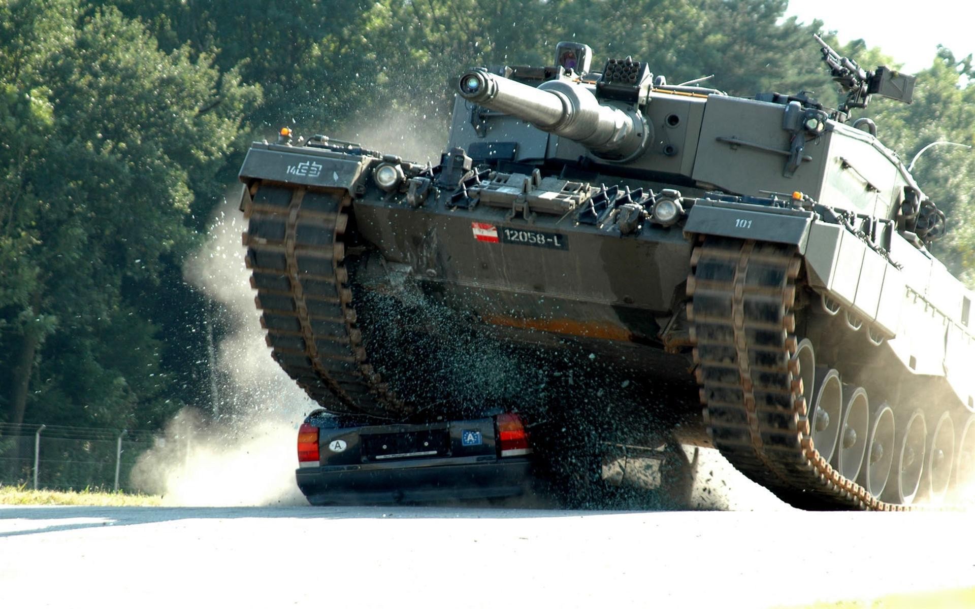 military, cars, weapons, tanks, crush, Leopard 2, Austrian Armed Forces - desktop wallpaper