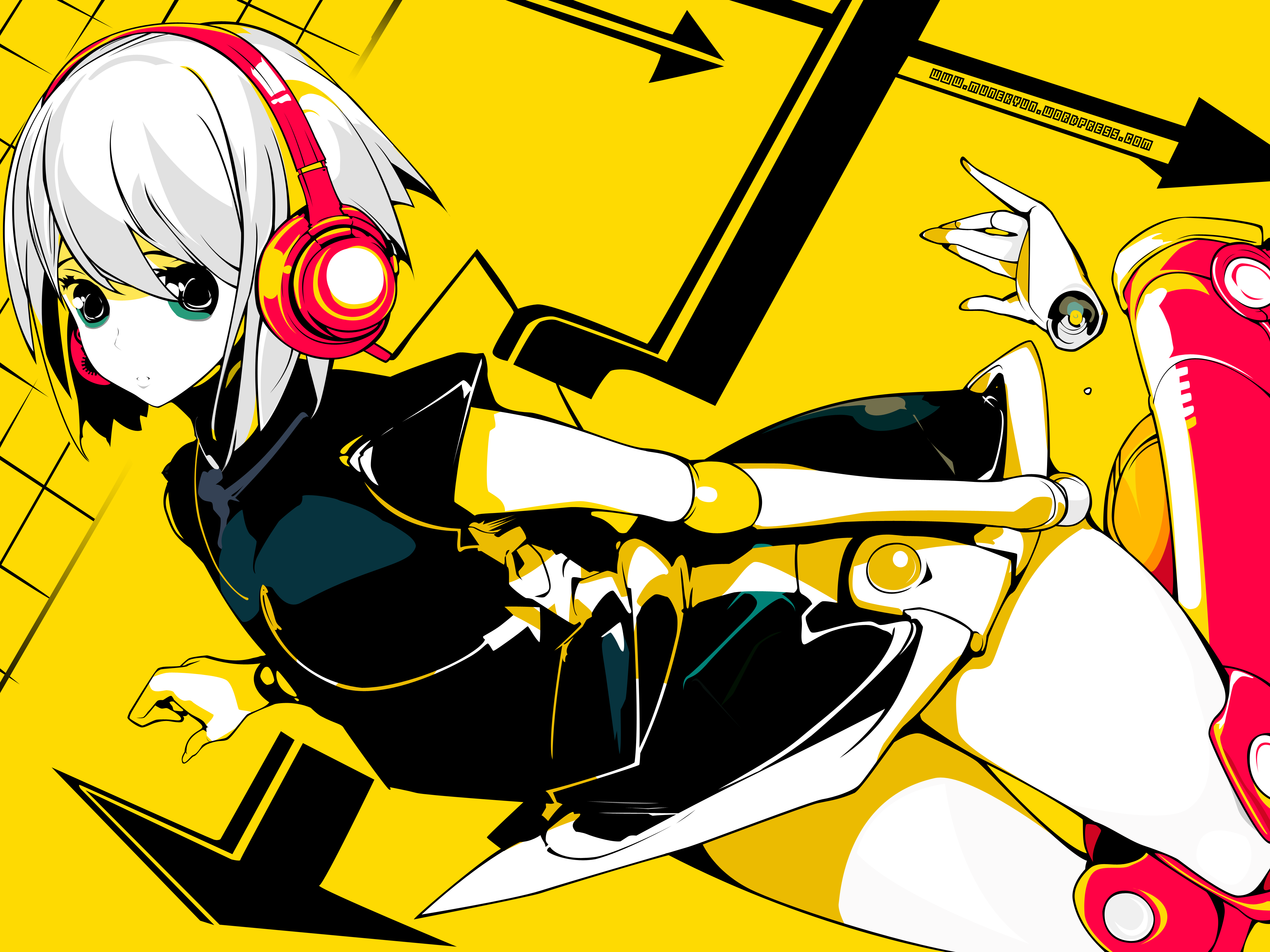 yellow, Beatmania - desktop wallpaper