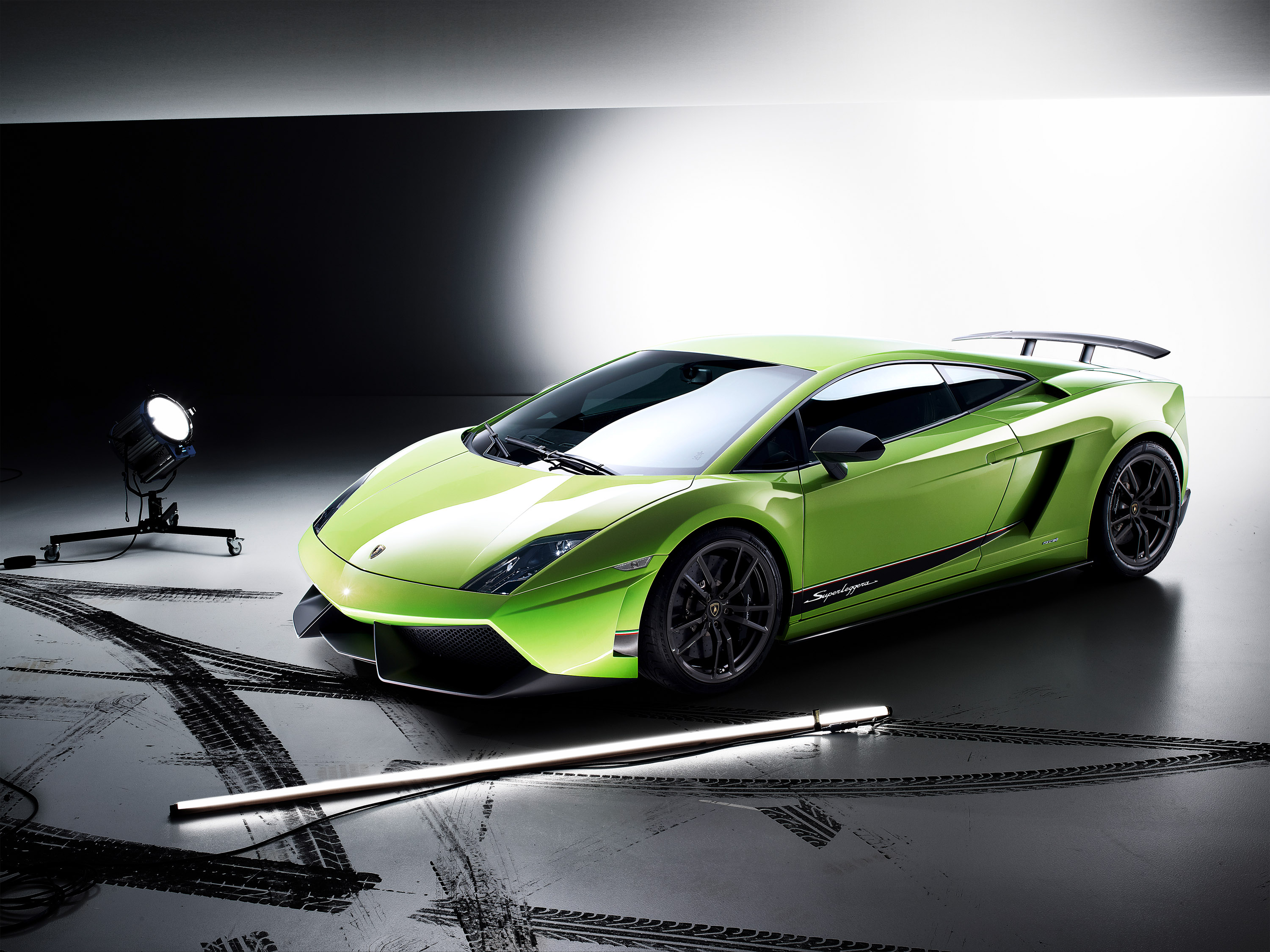 cars, Lamborghini, green cars, Lamborghini Gallardo LP570-4 Superleggera - desktop wallpaper