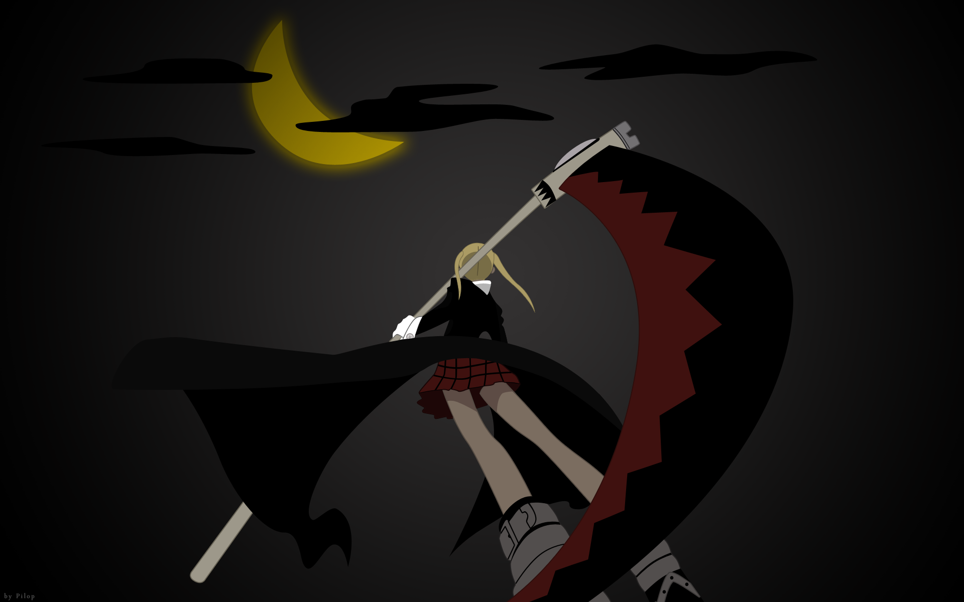 Soul Eater, scythe, Albarn Maka - desktop wallpaper