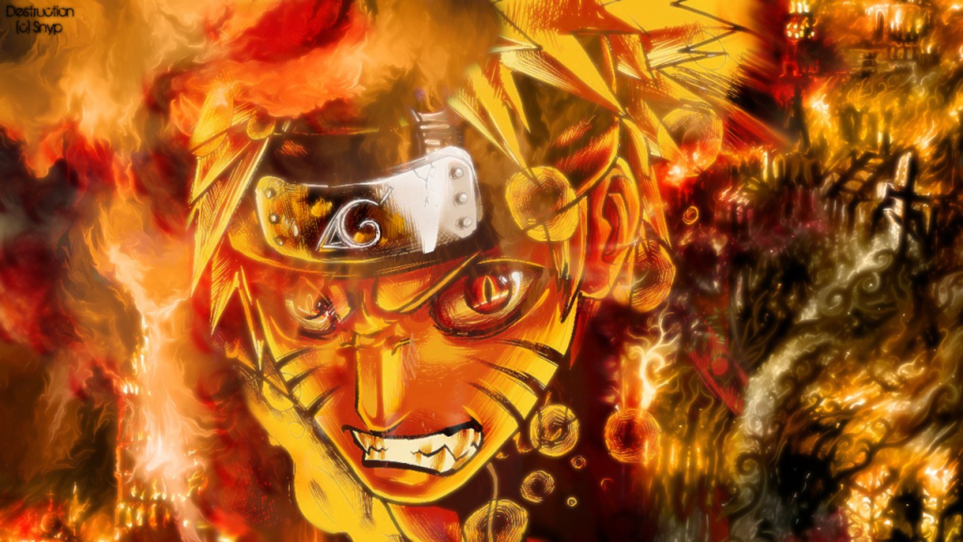 Naruto: Shippuden, Uzumaki Naruto, Jinchuuriki - desktop wallpaper