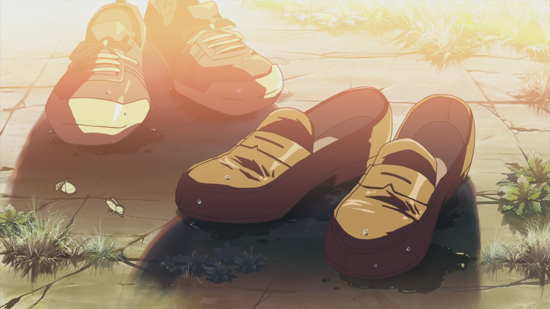shoes, Makoto Shinkai, anime, The Place Promised in Our Early Days - desktop wallpaper
