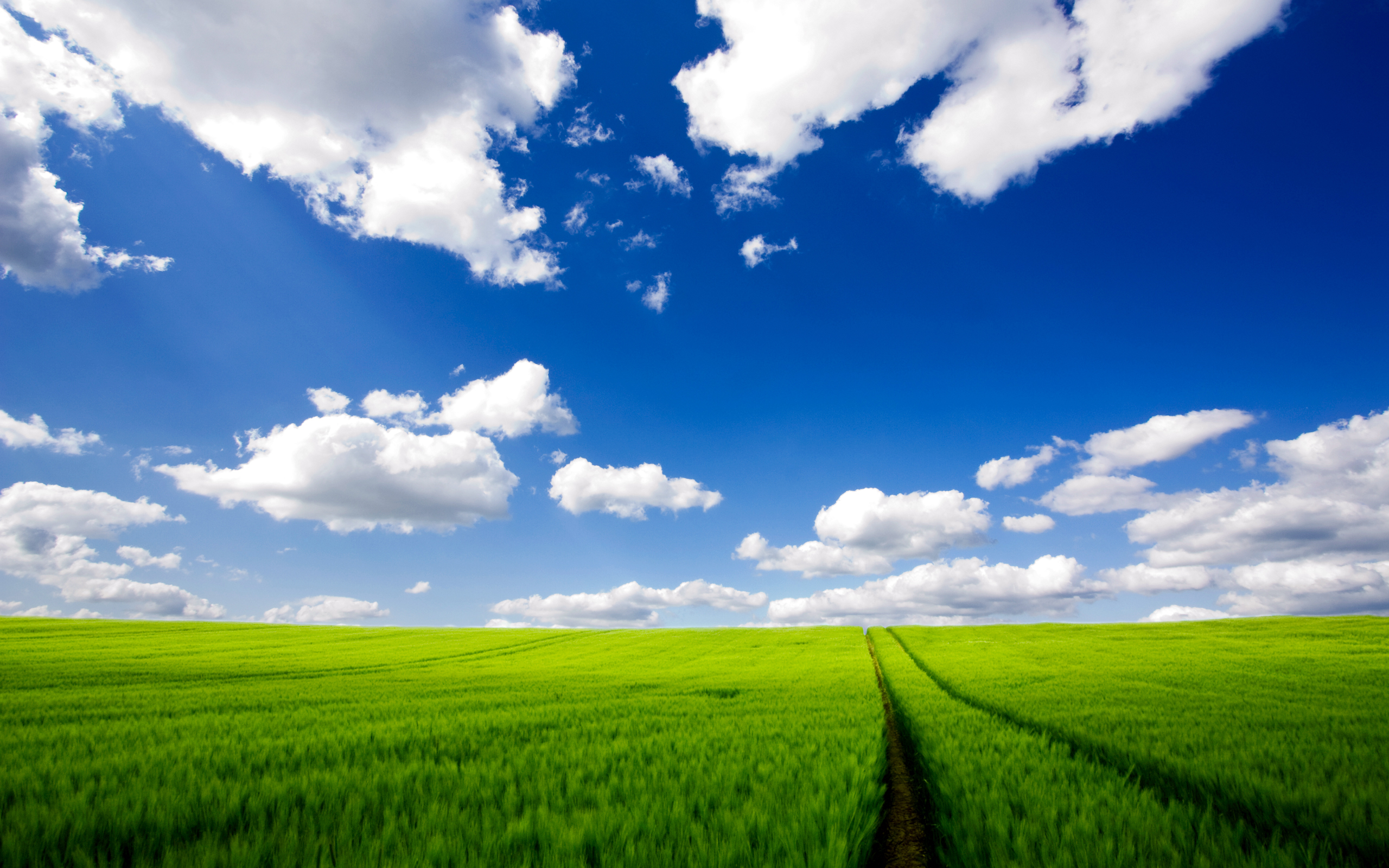 clouds, landscapes, nature, fields, meadows, skyscapes - desktop wallpaper