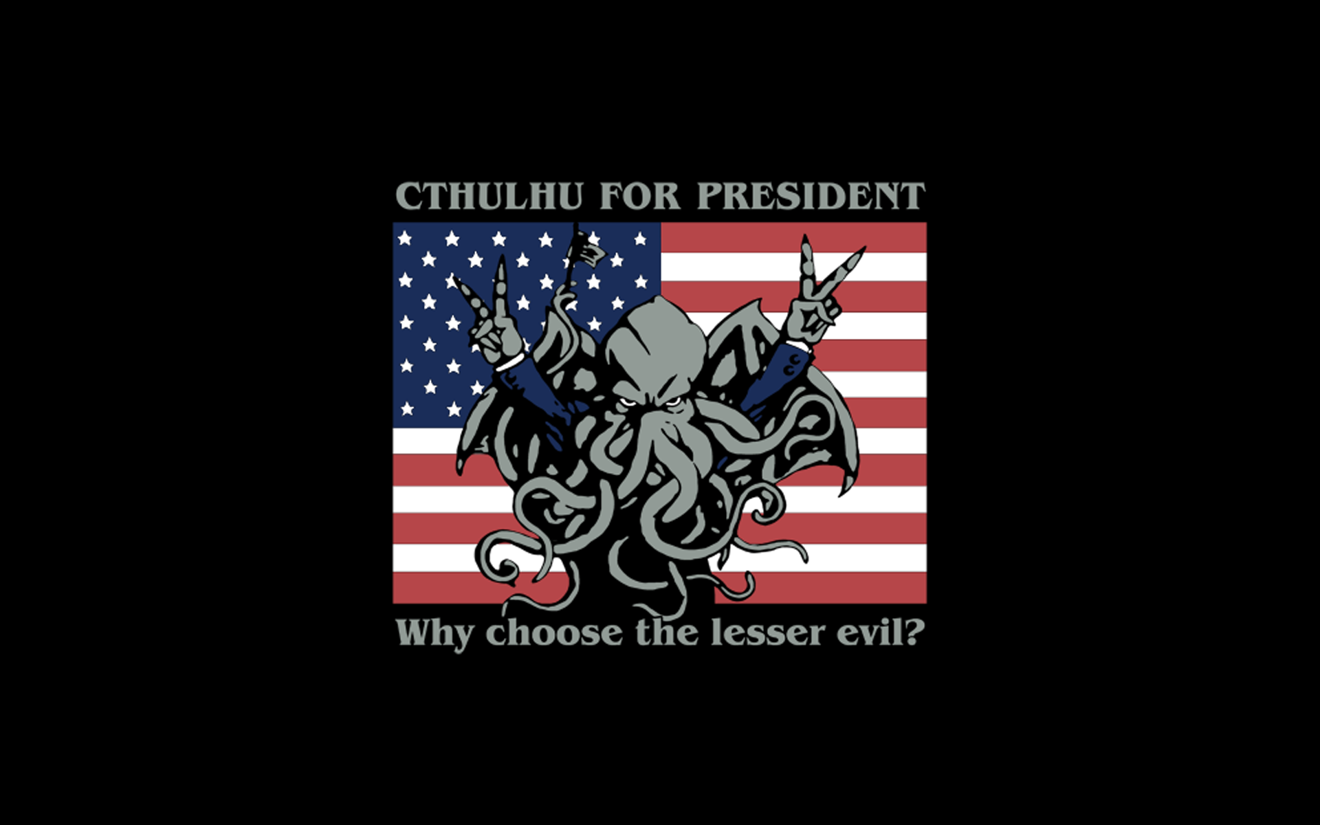 Cthulhu, Presidents of the United States - desktop wallpaper