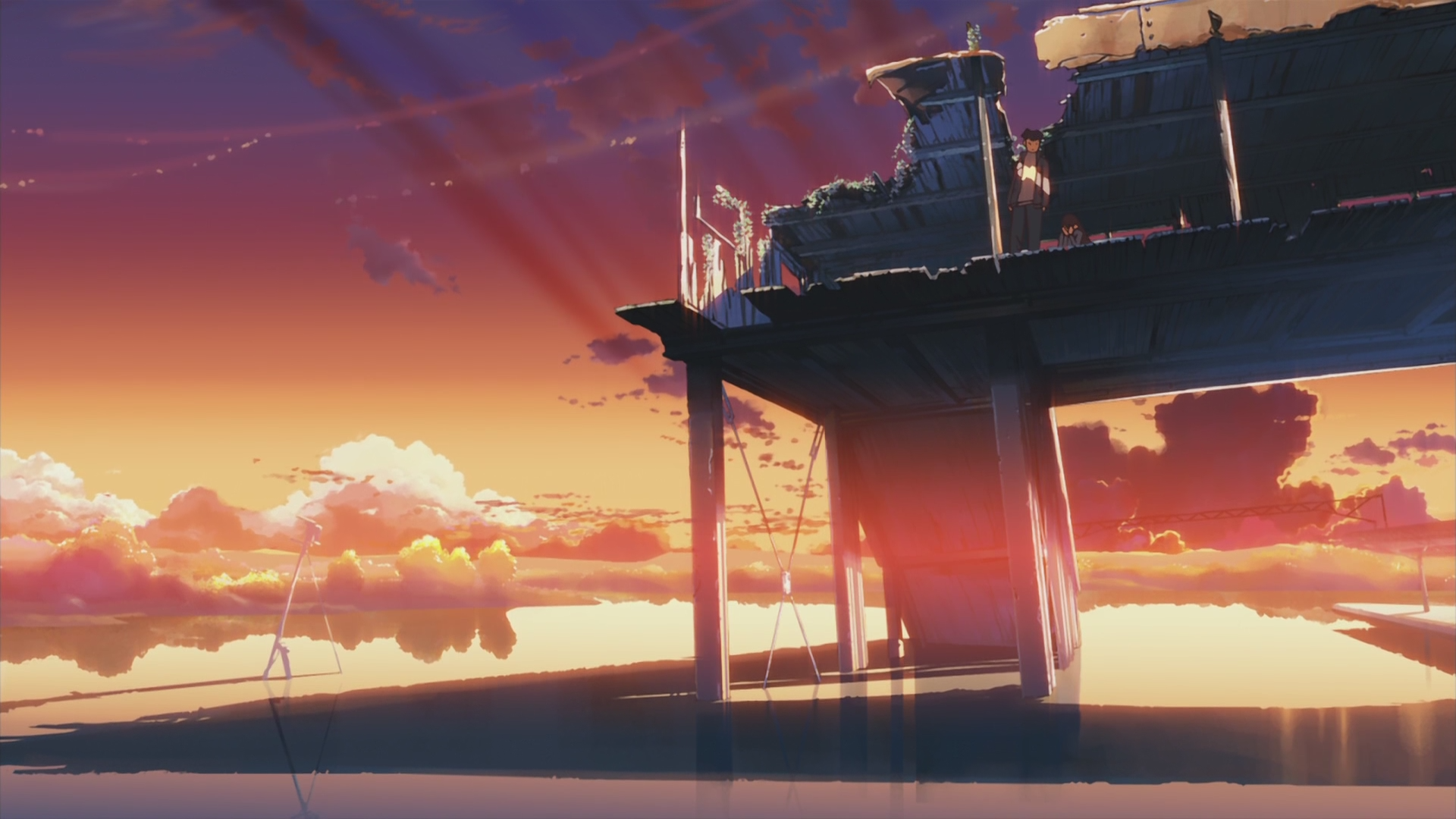 Makoto Shinkai, anime, The Place Promised in Our Early Days - desktop wallpaper