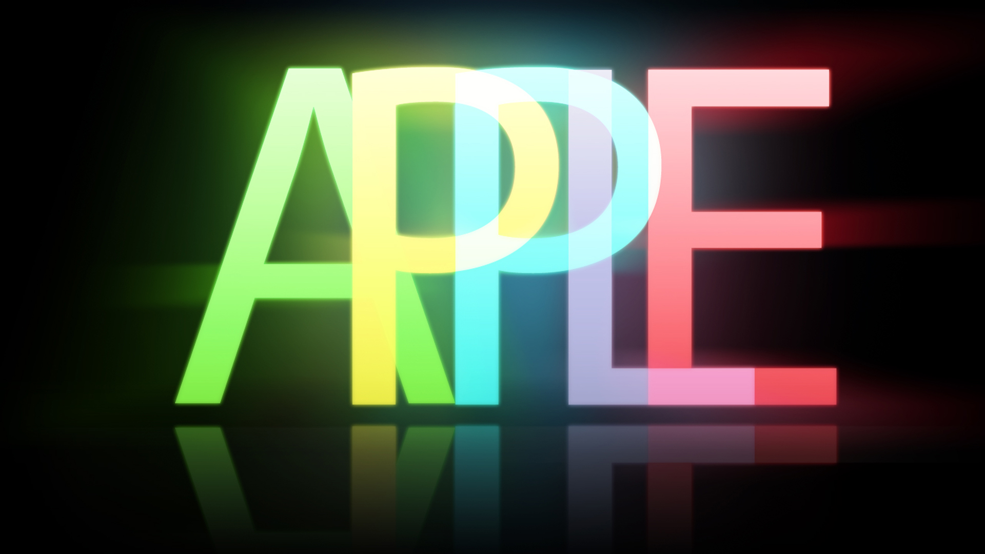 multicolor, Apple Inc., typography - desktop wallpaper