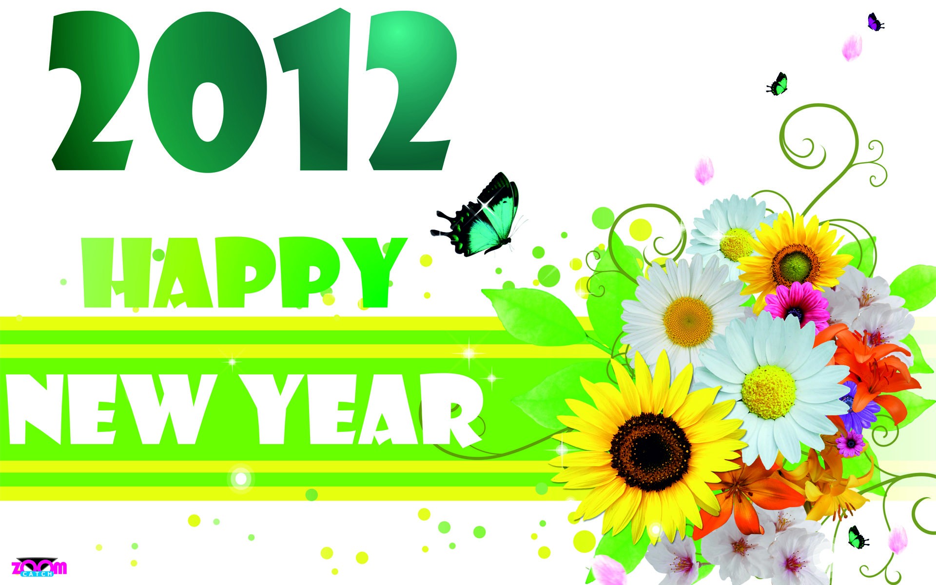New Year, Greetings Card, Happy New Year - desktop wallpaper